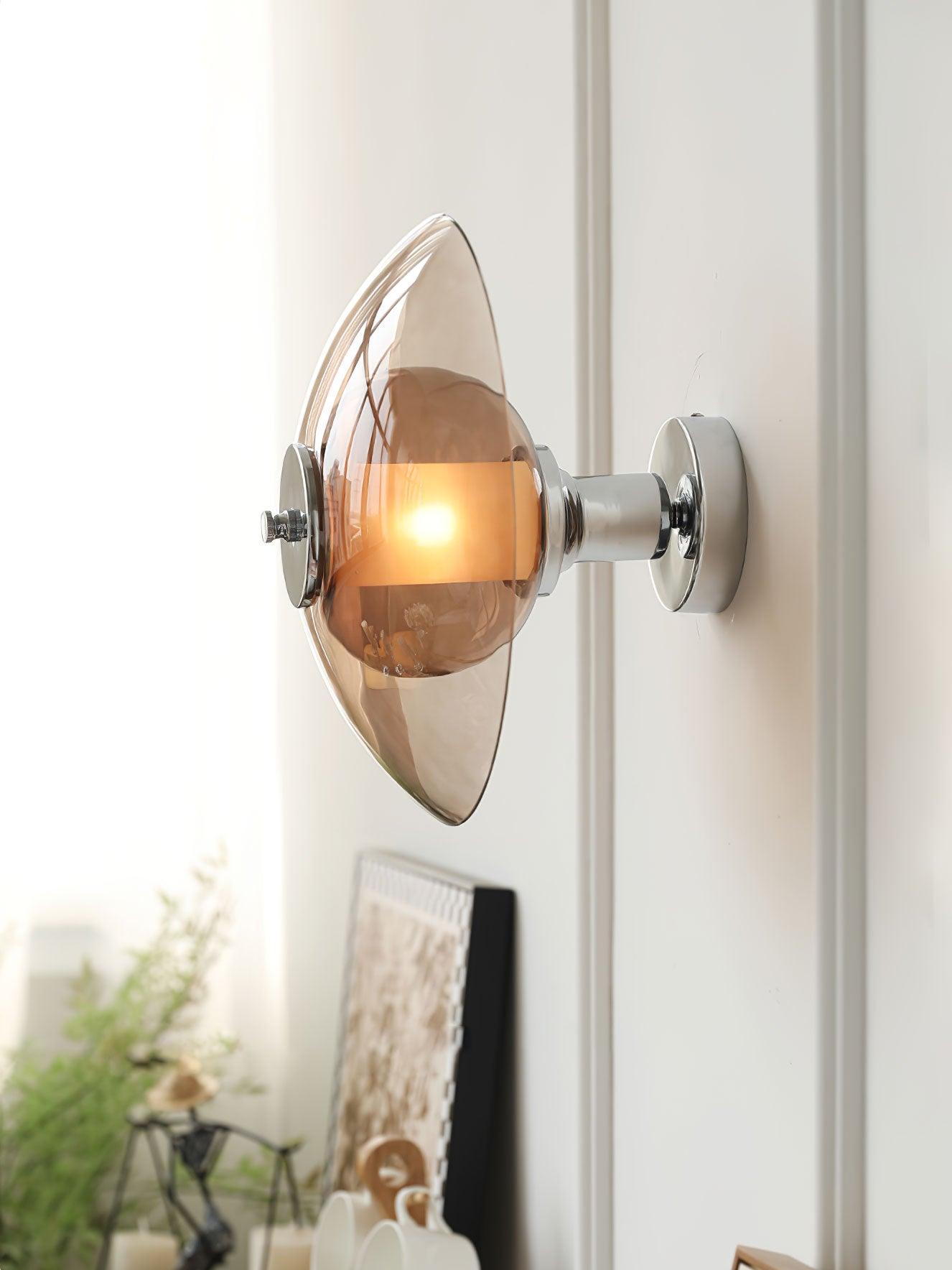 Vasolir Flying Saucer Chrome Wall Light - Letslighting