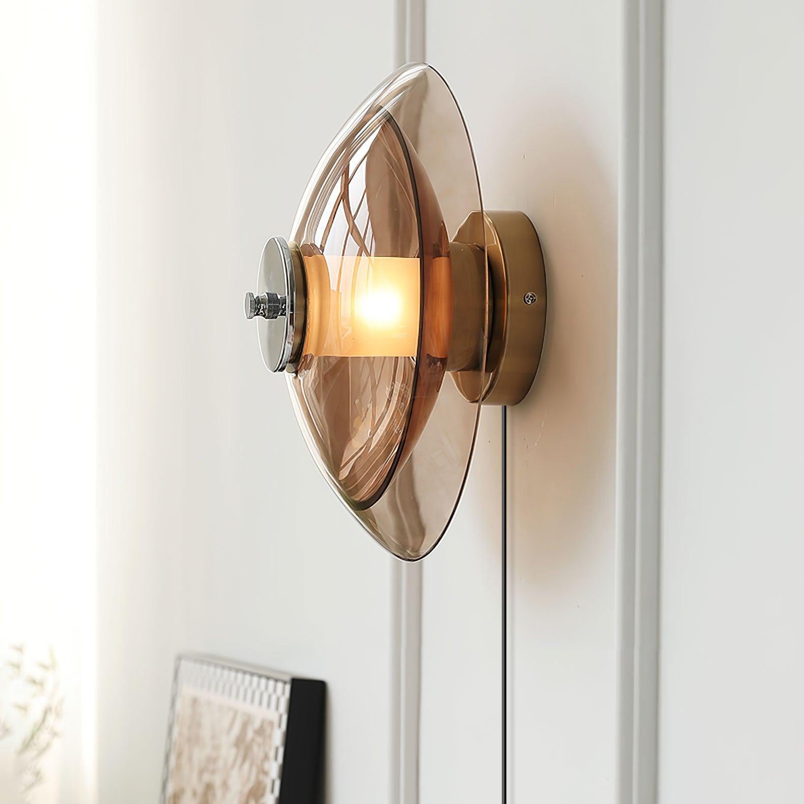 Cocarir Nordic Art Flying Saucer Plug-in Wall Light - Letslighting