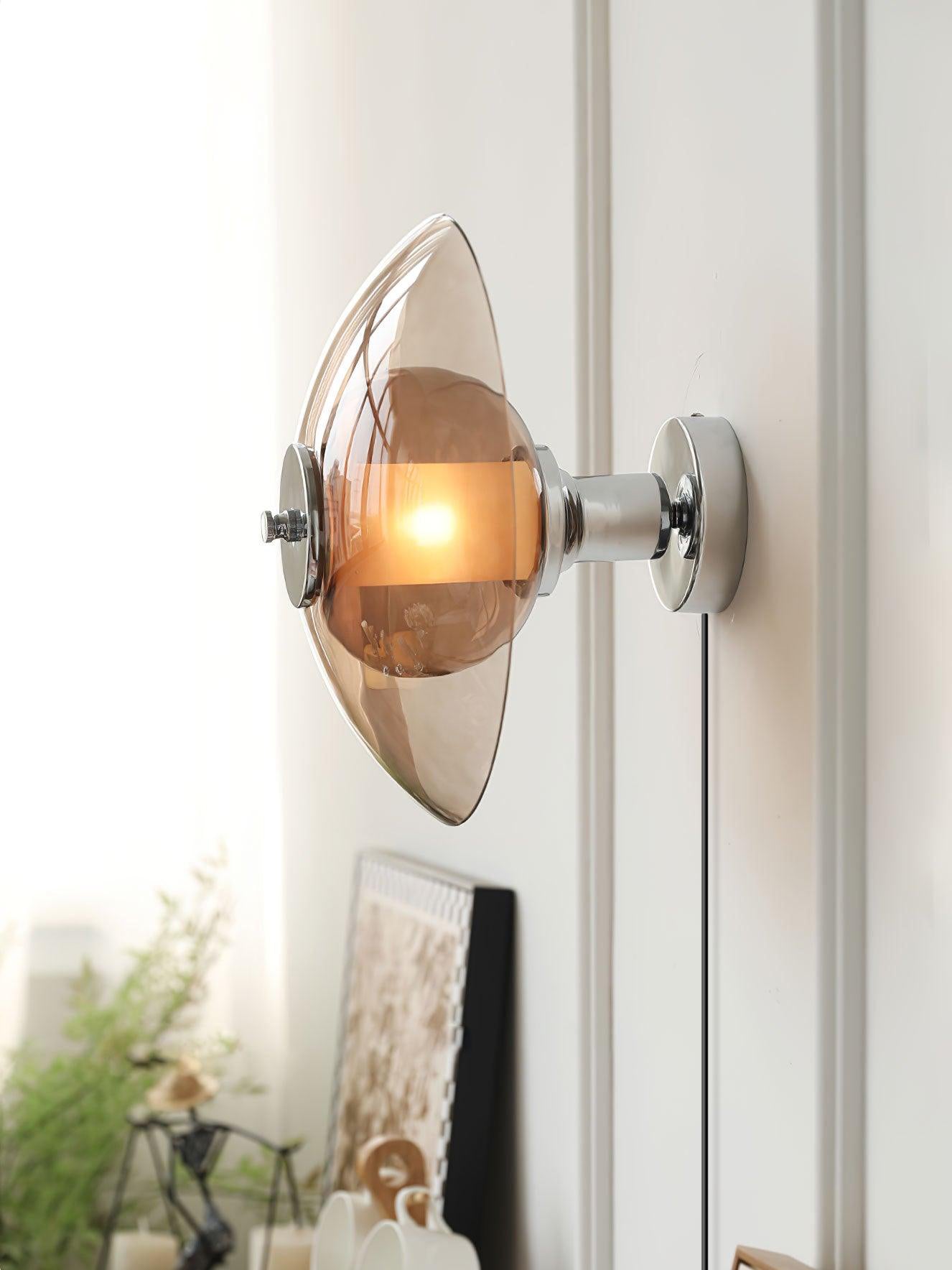Cocarir Nordic Art Flying Saucer Plug-in Wall Light - Letslighting