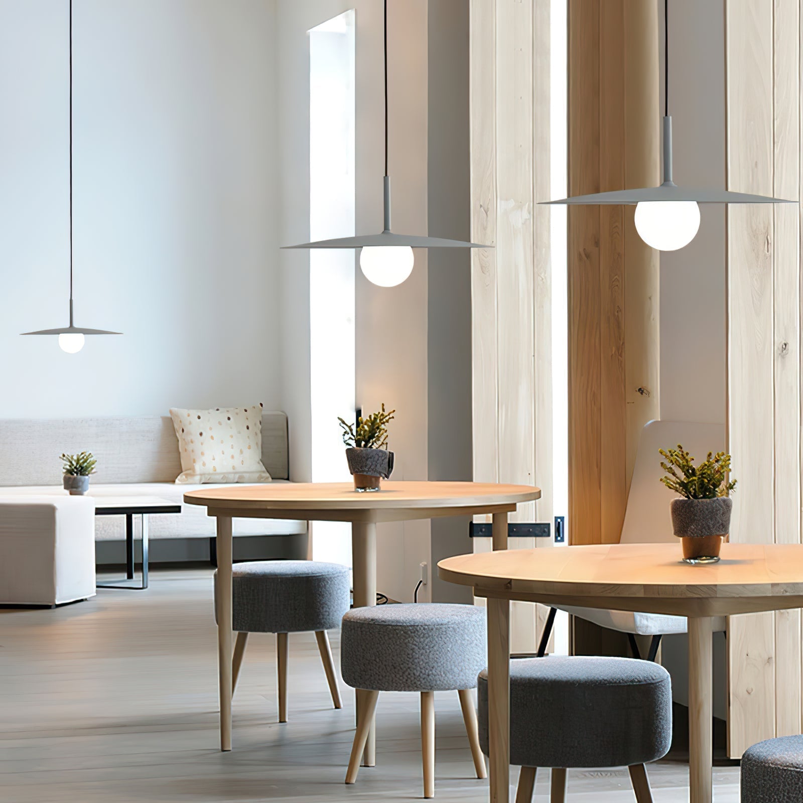 Lustra Pendant Lamp Plate Shade for Living Room - Letslighting