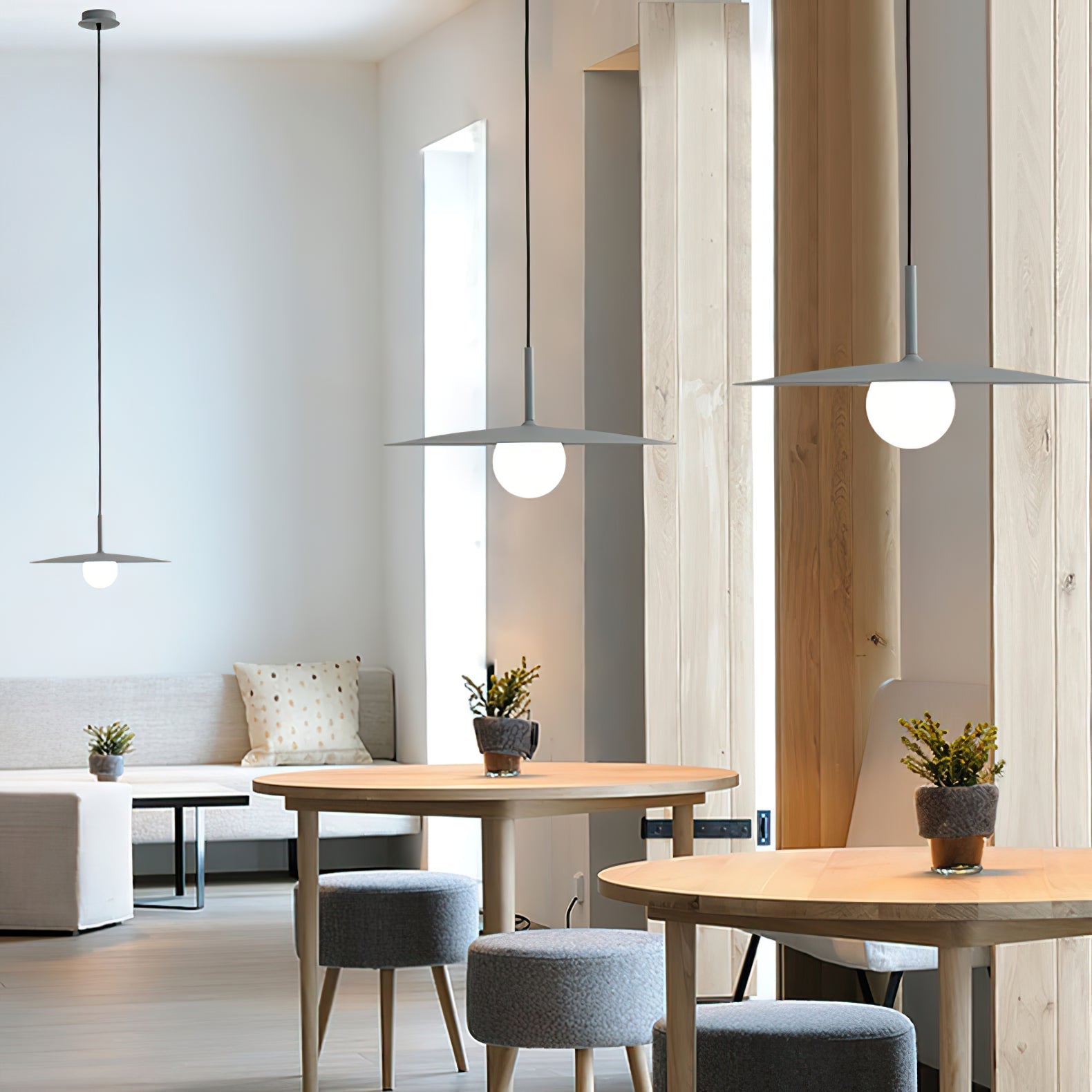 Lustra Pendant Lamp Plate Shade for Living Room - Letslighting