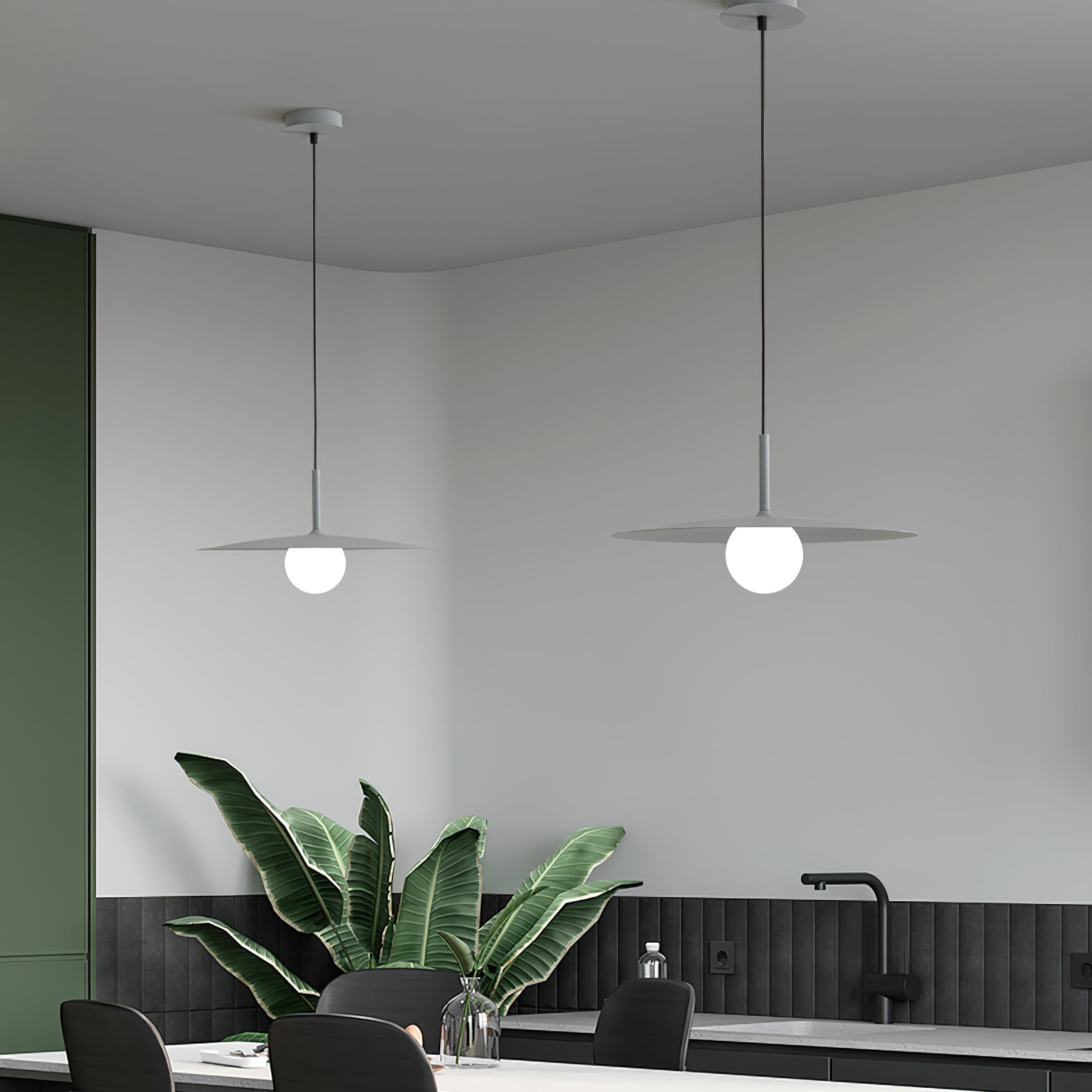 Lustra Pendant Lamp Plate Shade for Living Room - Letslighting