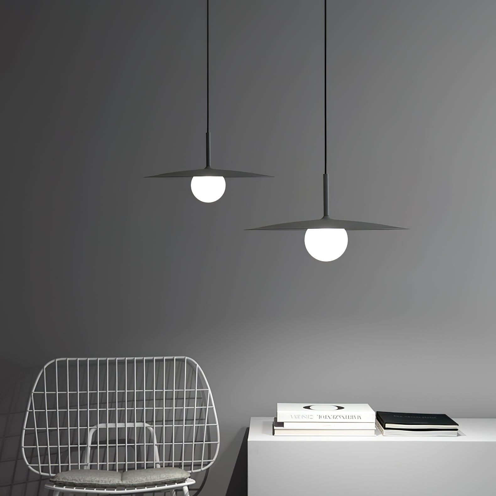 Lustra Pendant Lamp Plate Shade for Living Room - Letslighting
