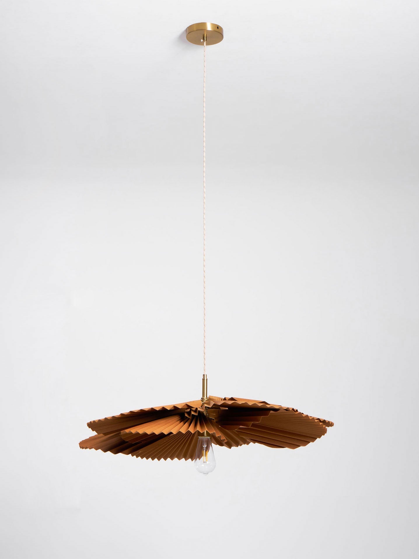 Lustra Pendant Lamp Lotus Leaf Folded Paper Floral - Letslighting