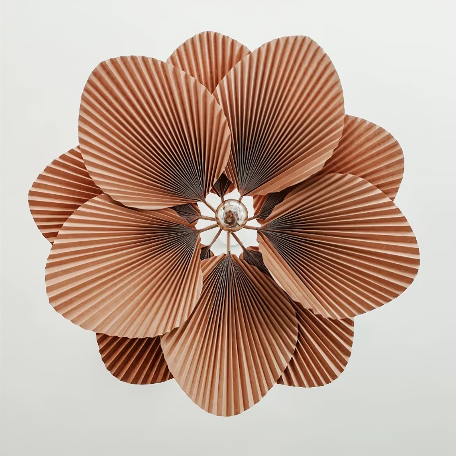 Ritta Folded Leaf Lotus Livingroom Pendant Lamp Paper