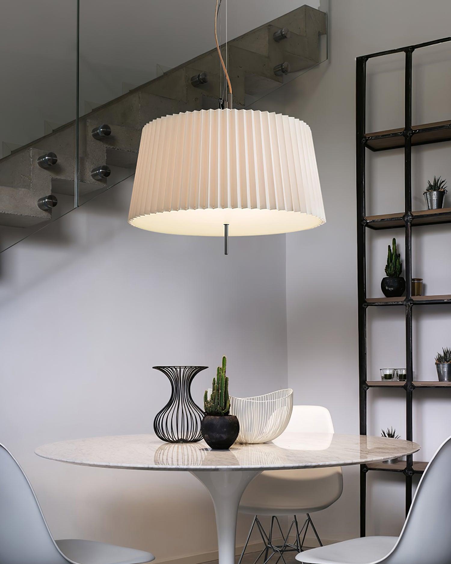 Folie Pendant Lamp Pleated Minimalist Serene - Letslighting