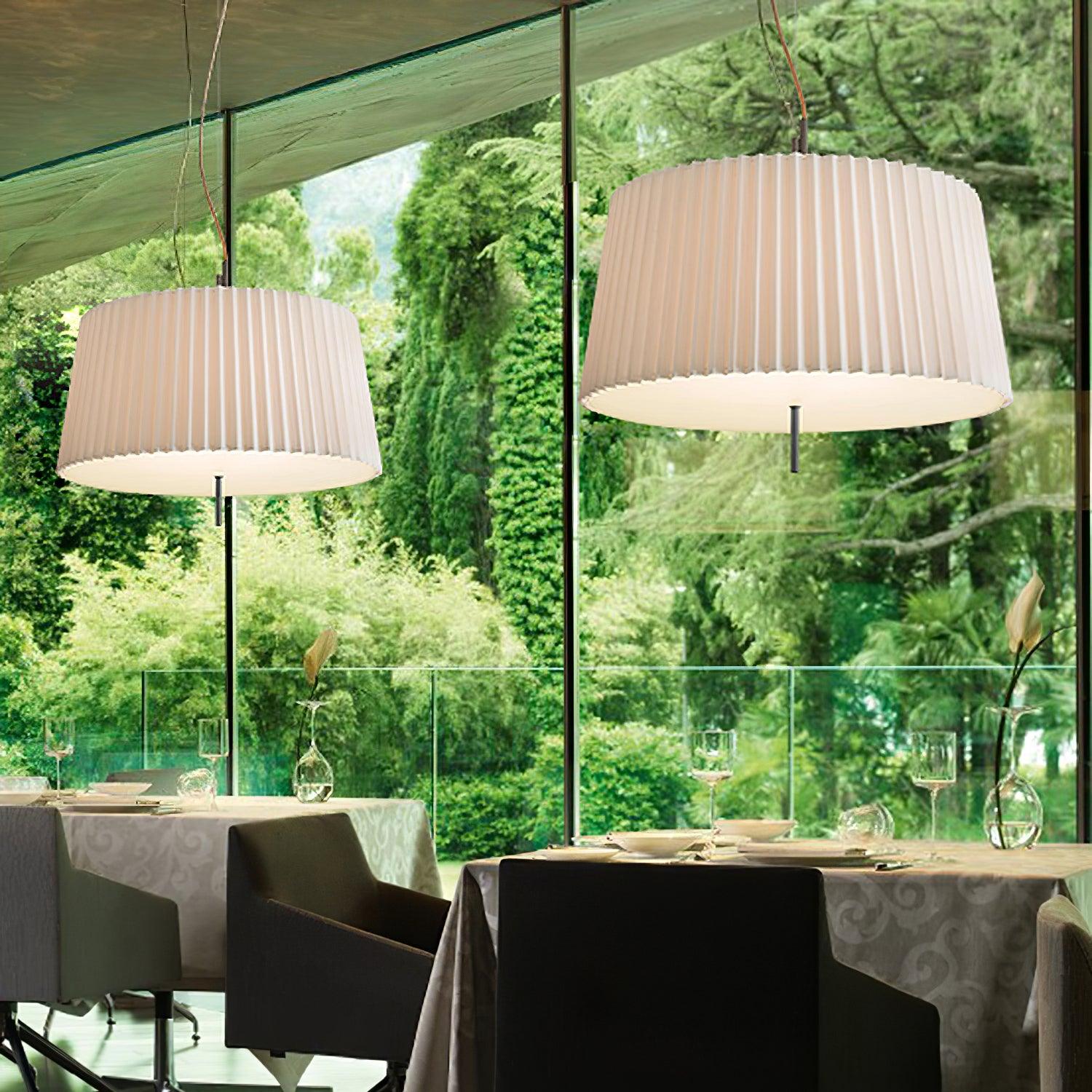 Folie Pendant Lamp Pleated Minimalist Serene - Letslighting