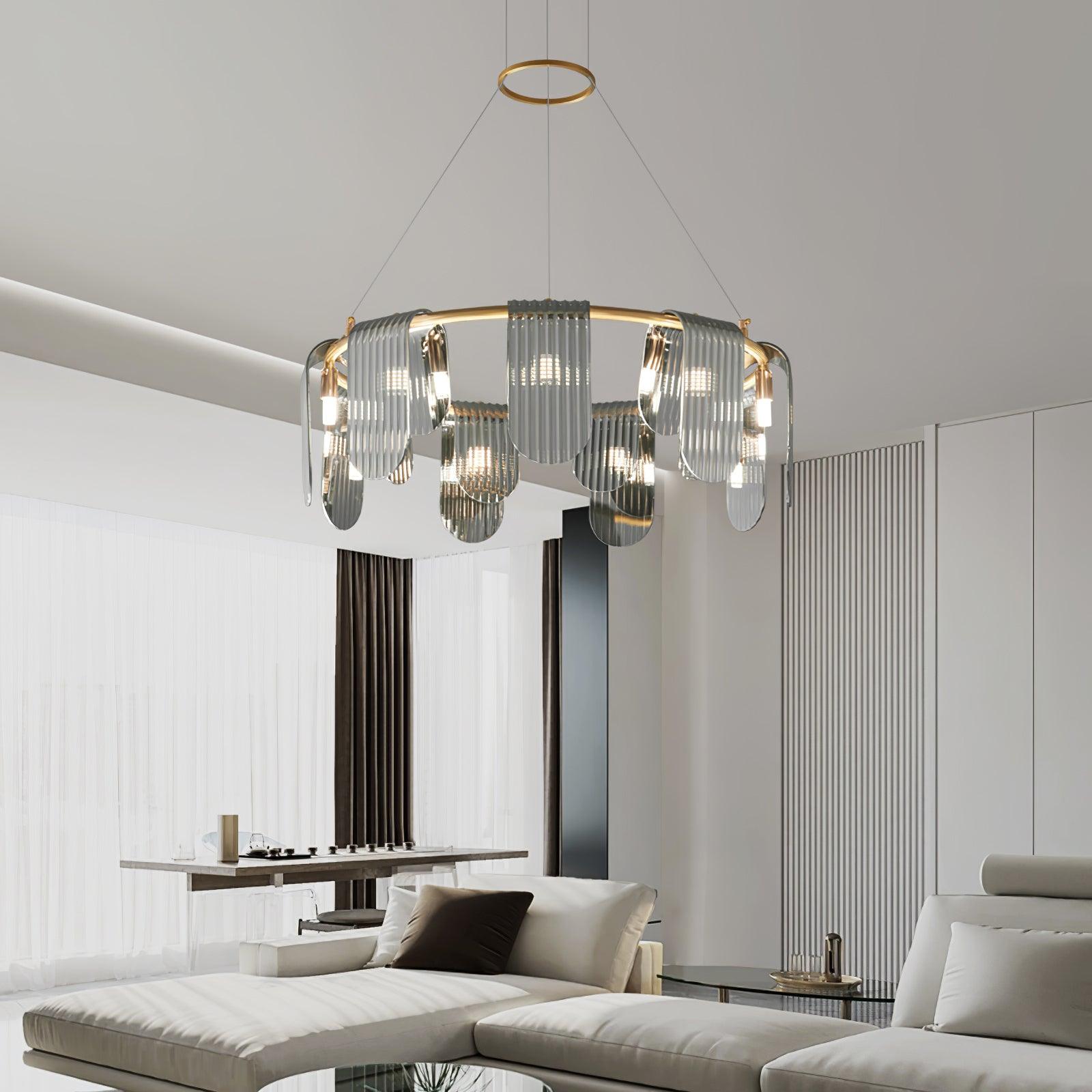 Leo Modern Glass Chandelier - Letslighting