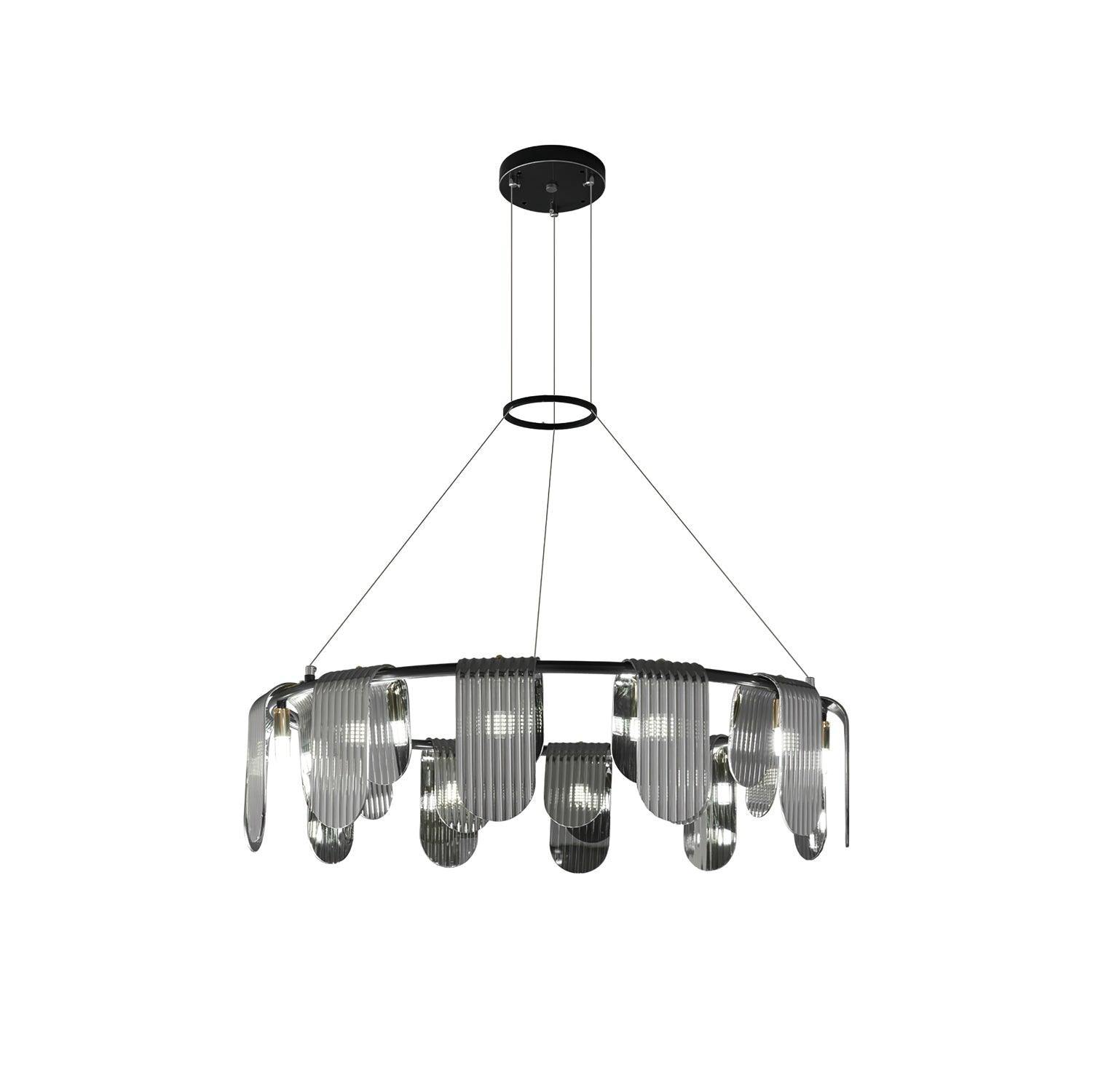 Leo Modern Glass Chandelier - Letslighting