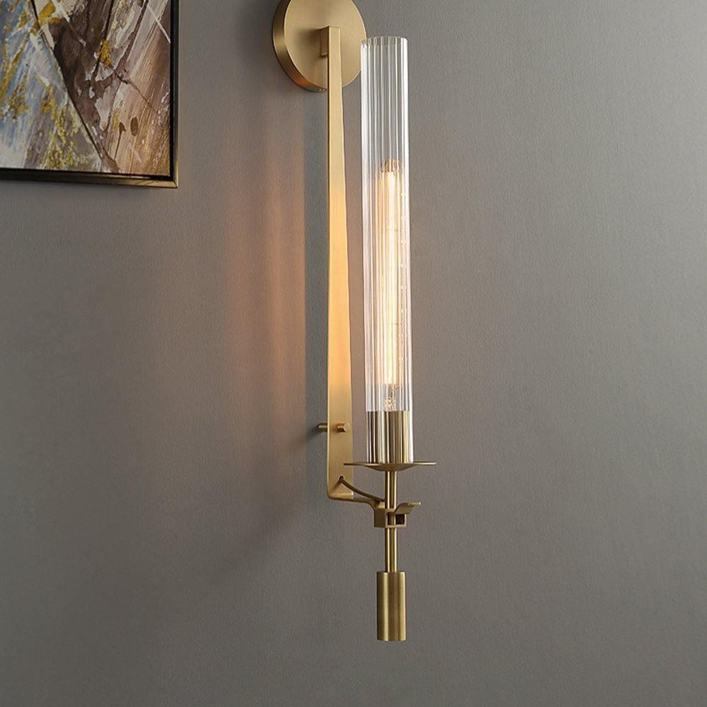 Kristy Glass Indoor Wall Lamp Farmhouse - Letslighting