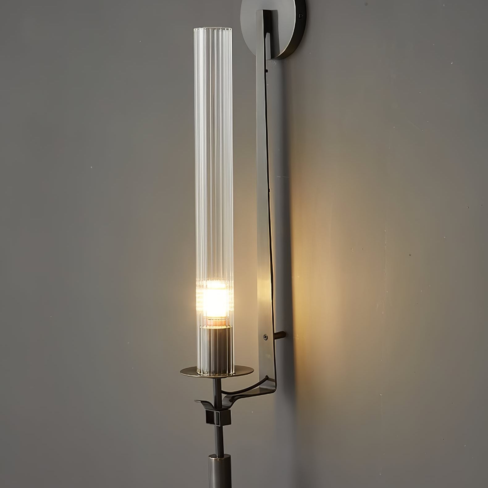 Kristy Glass Indoor Wall Lamp Farmhouse - Letslighting