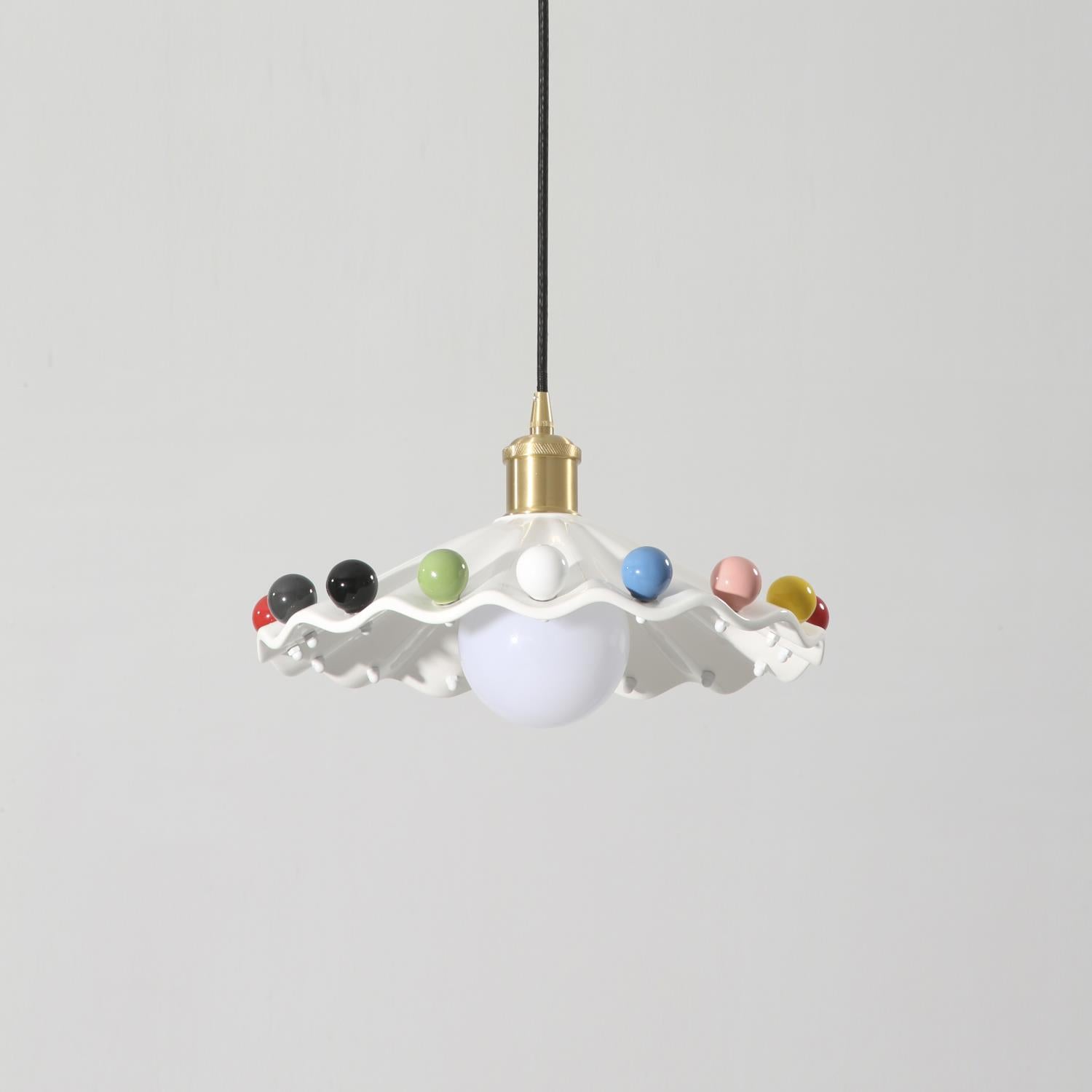 Pixen Wavy Ceramic Shade Pendant Lamp - Letslighting