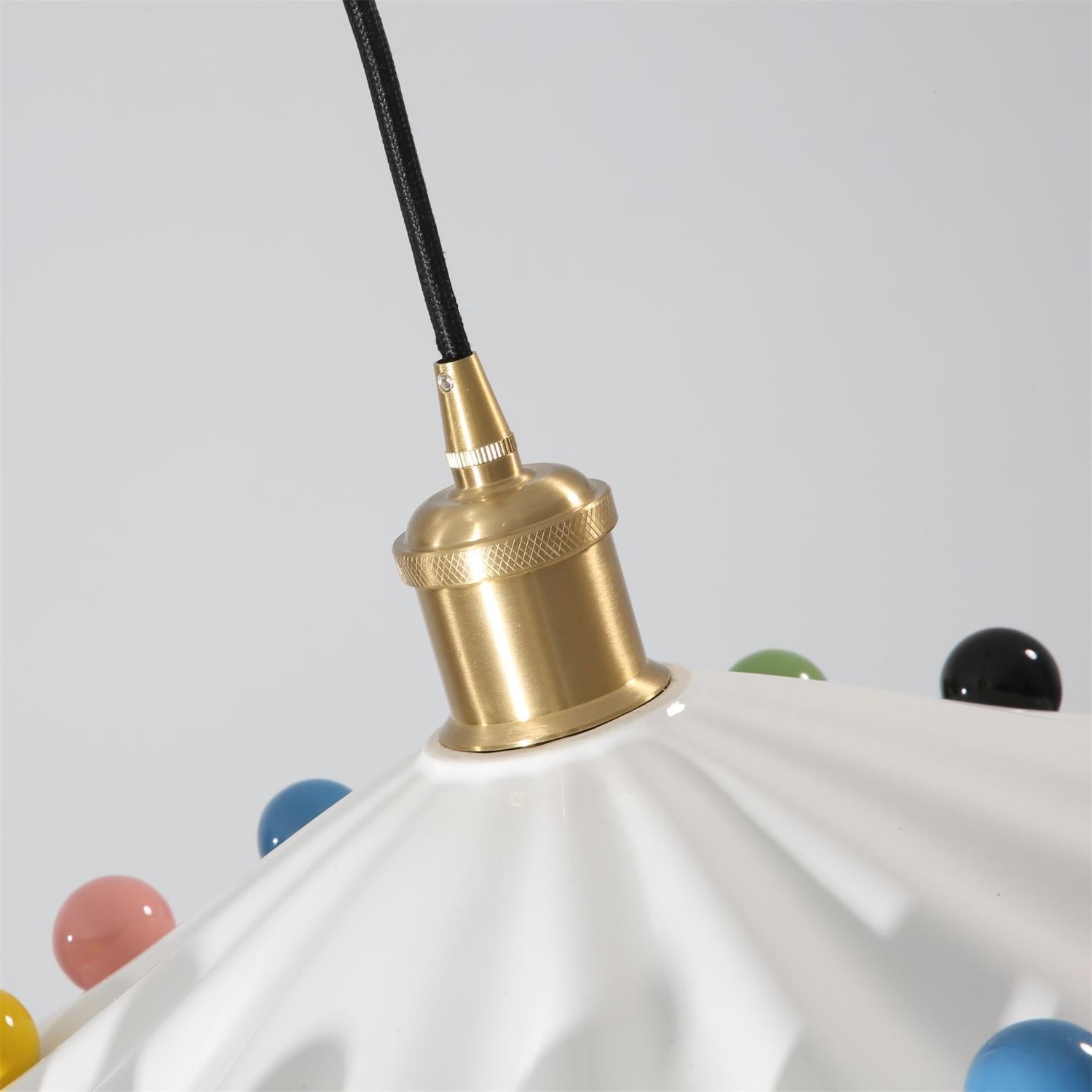 Pixen Wavy Ceramic Shade Pendant Lamp - Letslighting