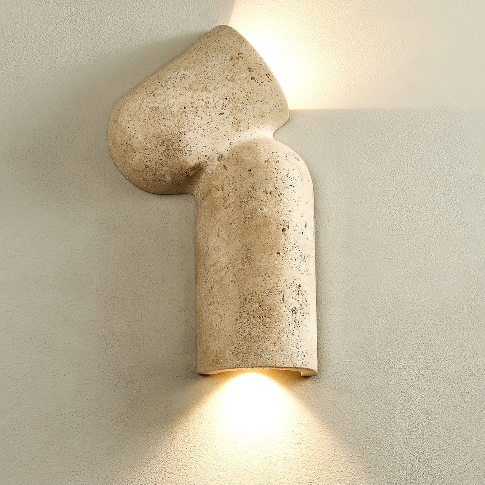 Valoreth Travertine Wall Light