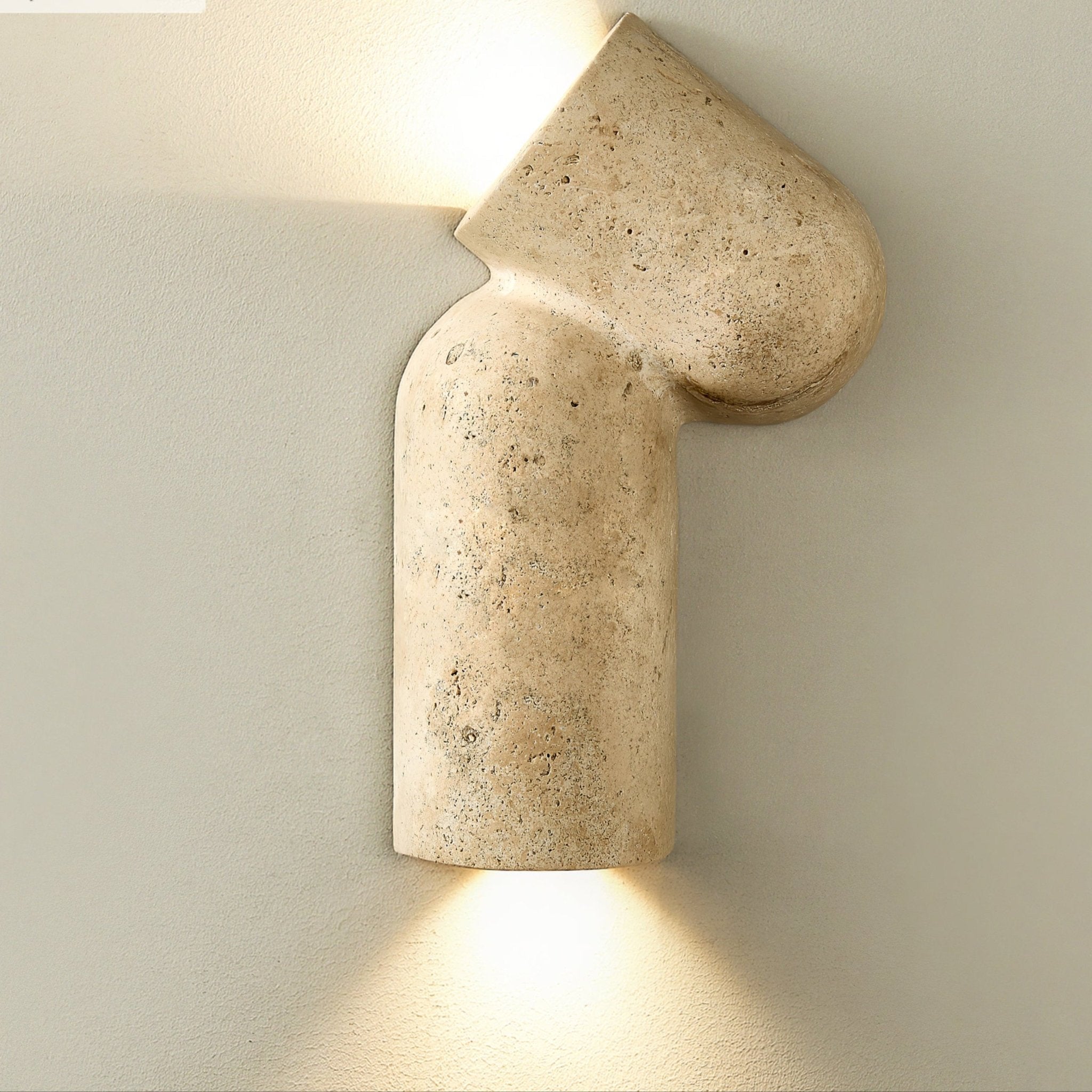 Valoreth Travertine Wall Light