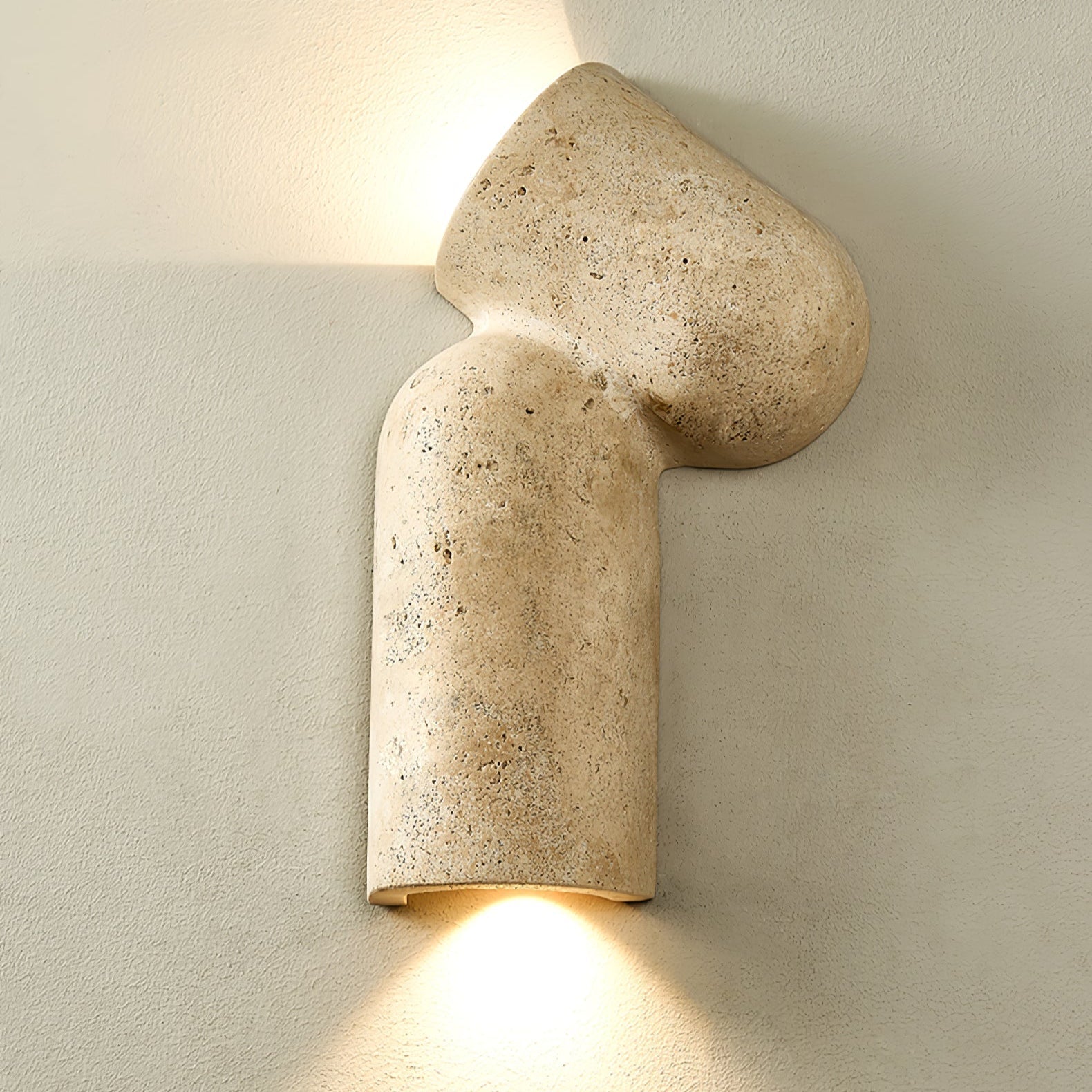 Valoreth Travertine Wall Light