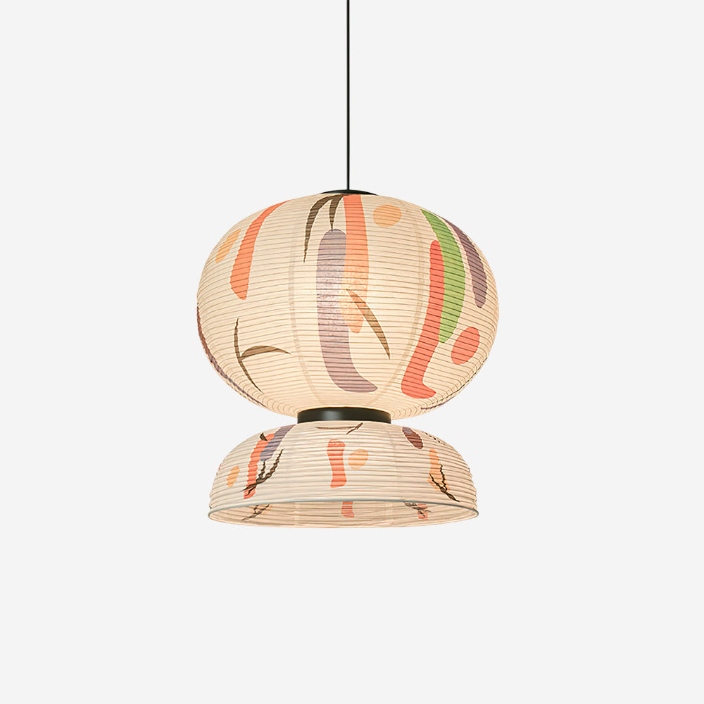 Formakami Pendant Lamp Abstract Layered Rice Paper - Letslighting