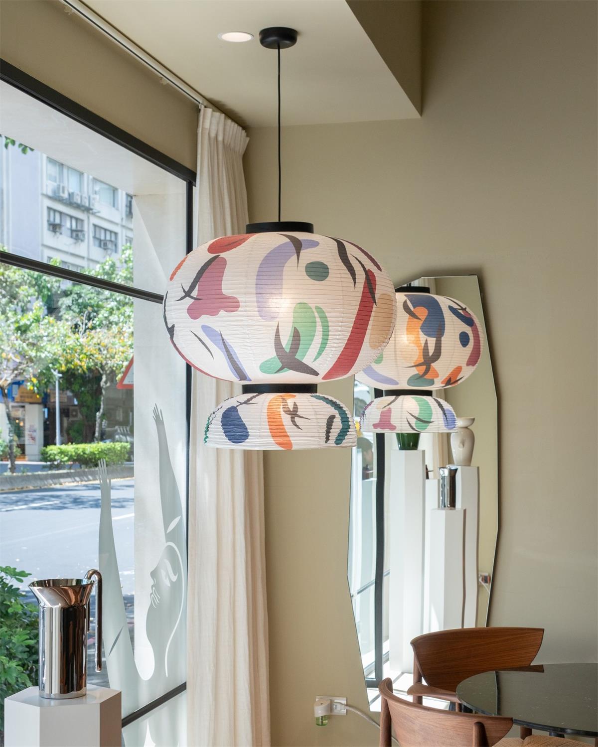 Formakami Pendant Lamp Abstract Layered Rice Paper - Letslighting