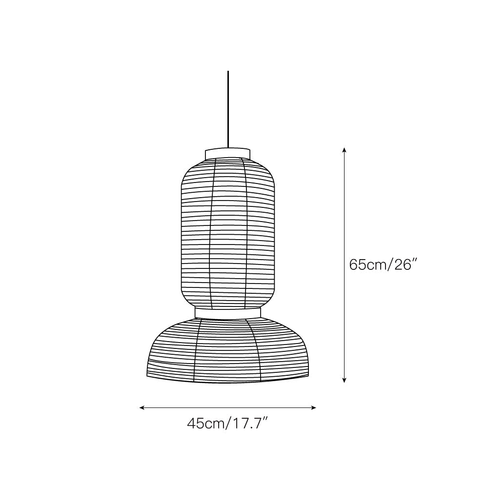 Cutheion Individual Creativity Rice Paper Pendant Lamp - Letslighting