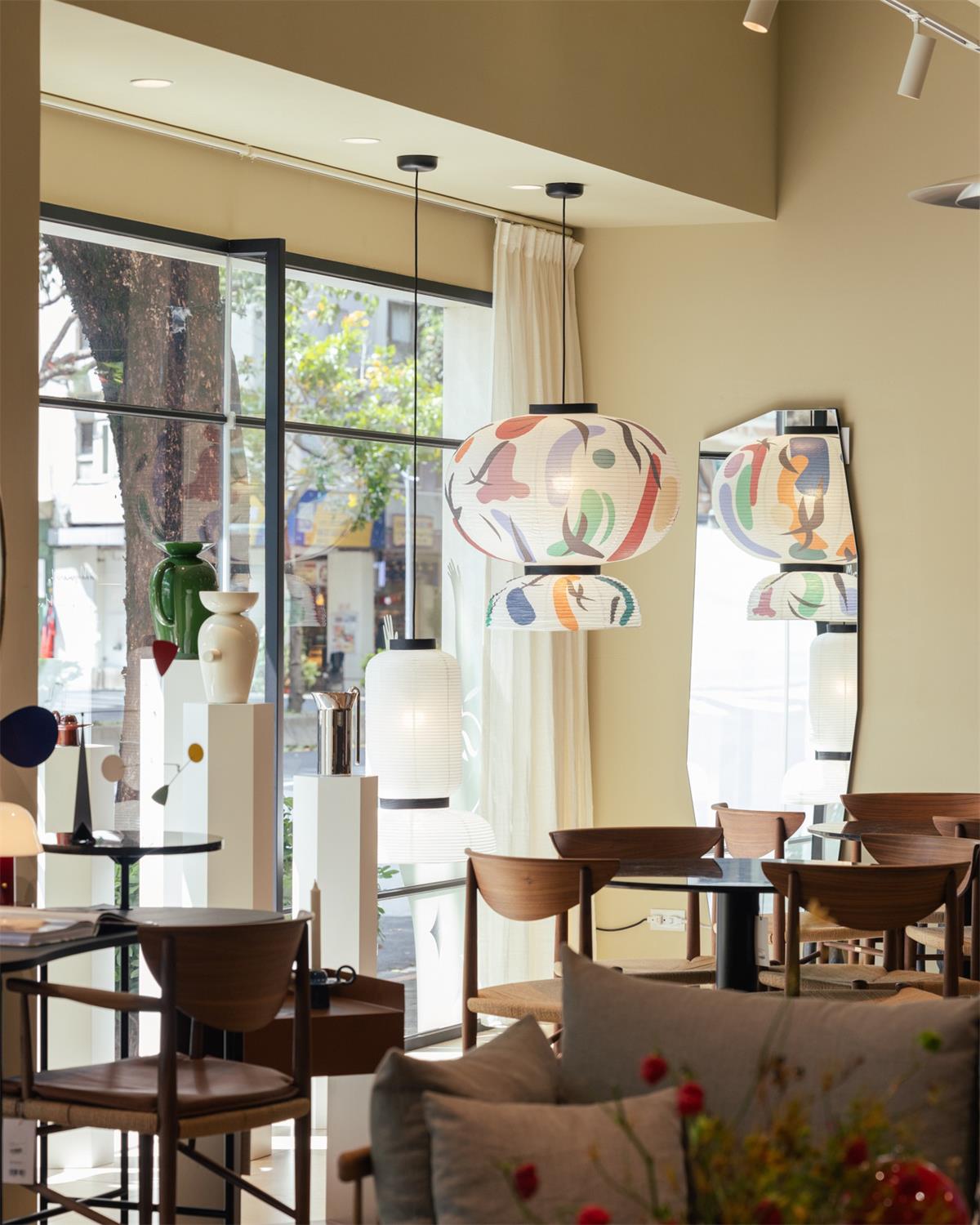 Formakami Pendant Lamp Abstract Layered Rice Paper - Letslighting