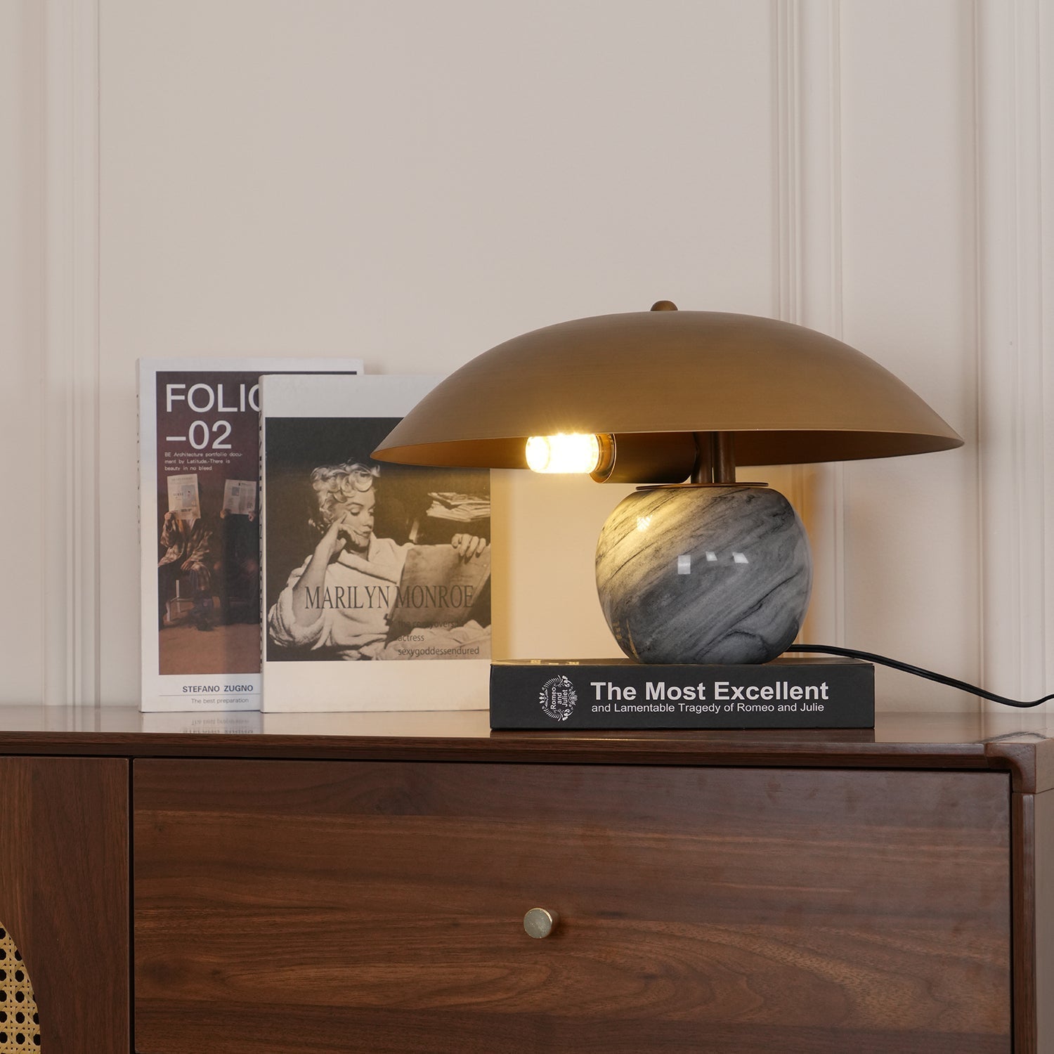 Celina Marble Artistic Table Lamp - Letslighting