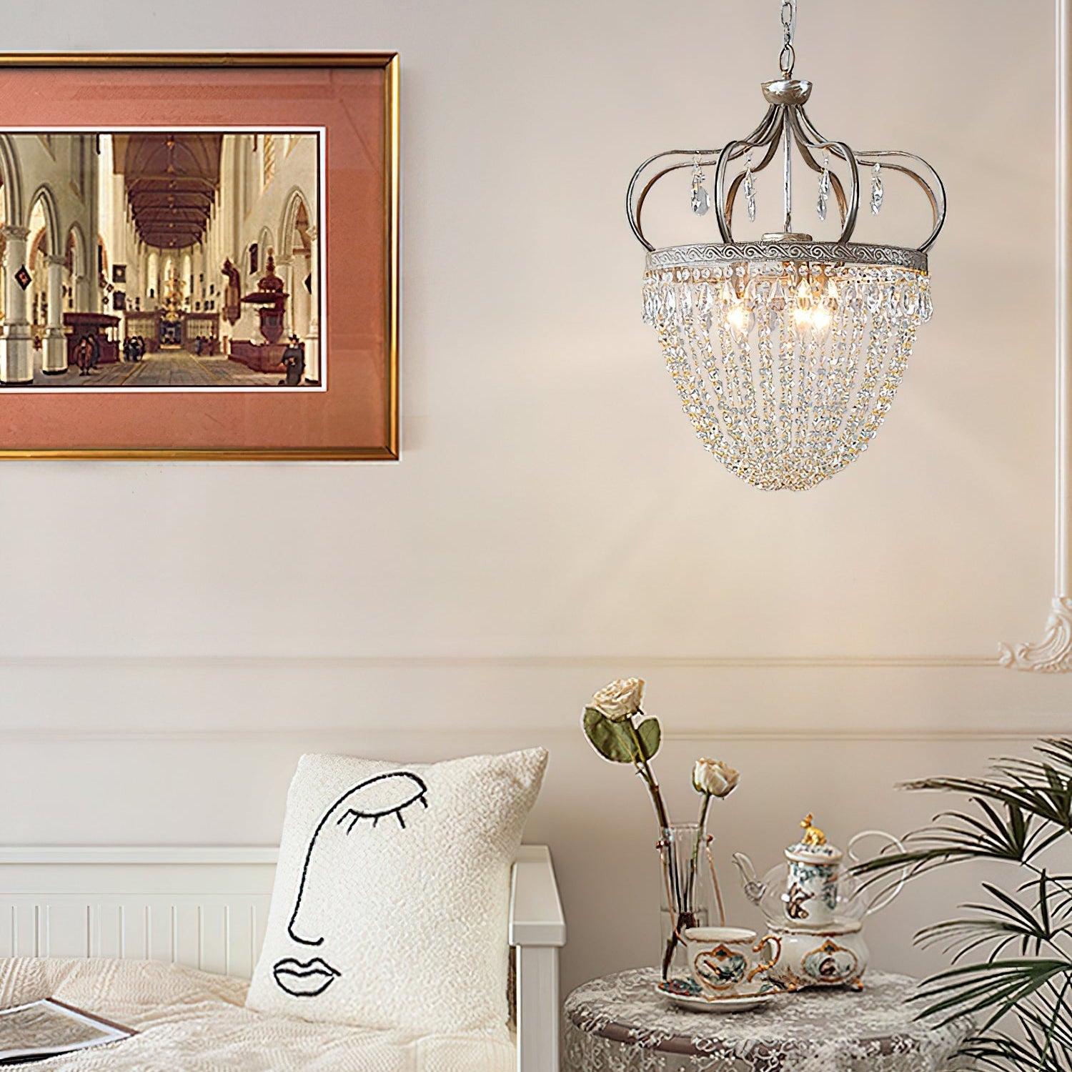 Regalia Crystal Crown Chandelier - Letslighting