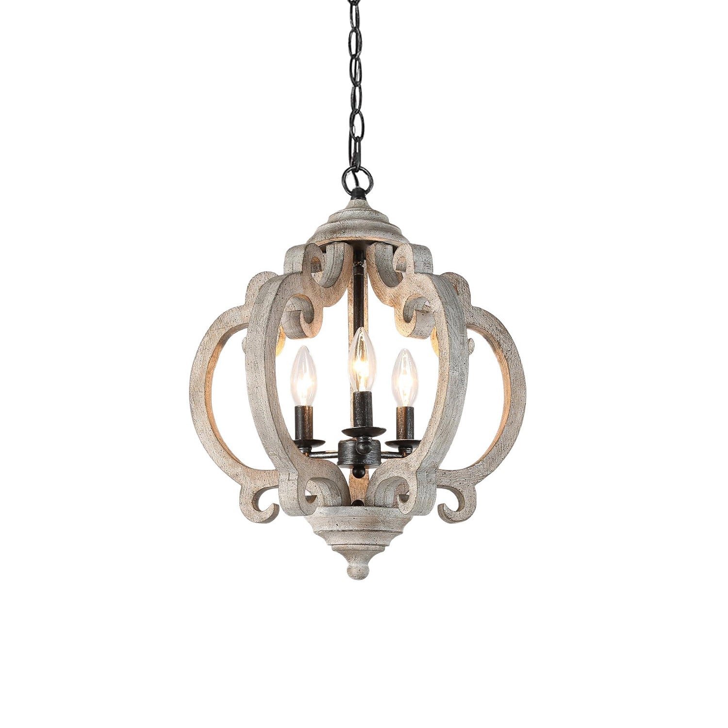 Myviniel Vintage Industrial Wooden Pendant Lamp - Letslighting
