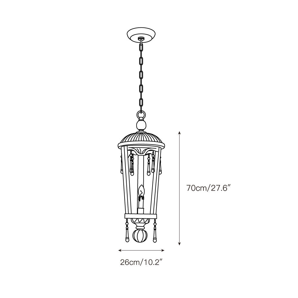 Nylire Individual Creativity Woodcarving Lantern Pendant Lamp - Letslighting