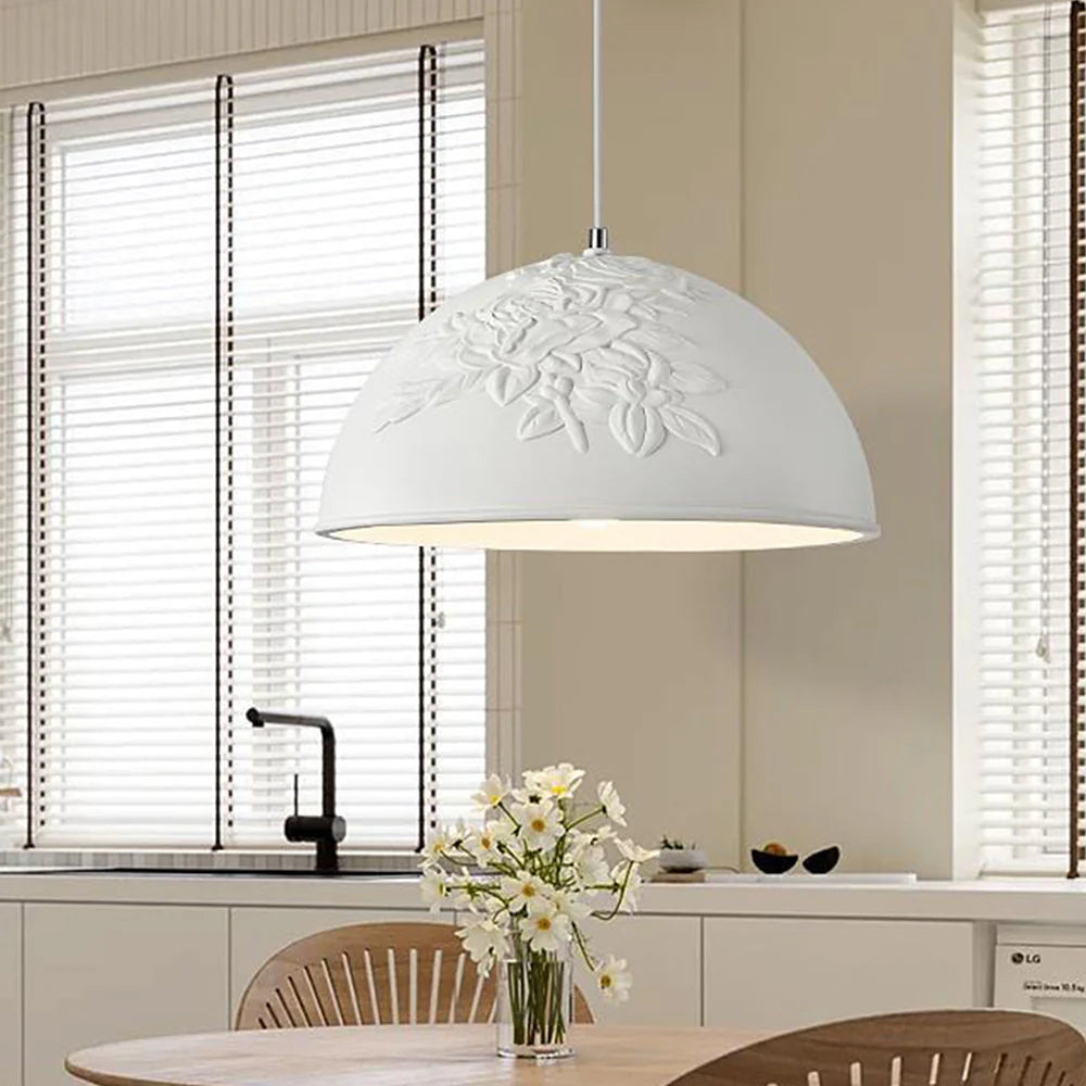 Aria French Style LED Metal/Resin Pendant Light Bedroom - Letslighting
