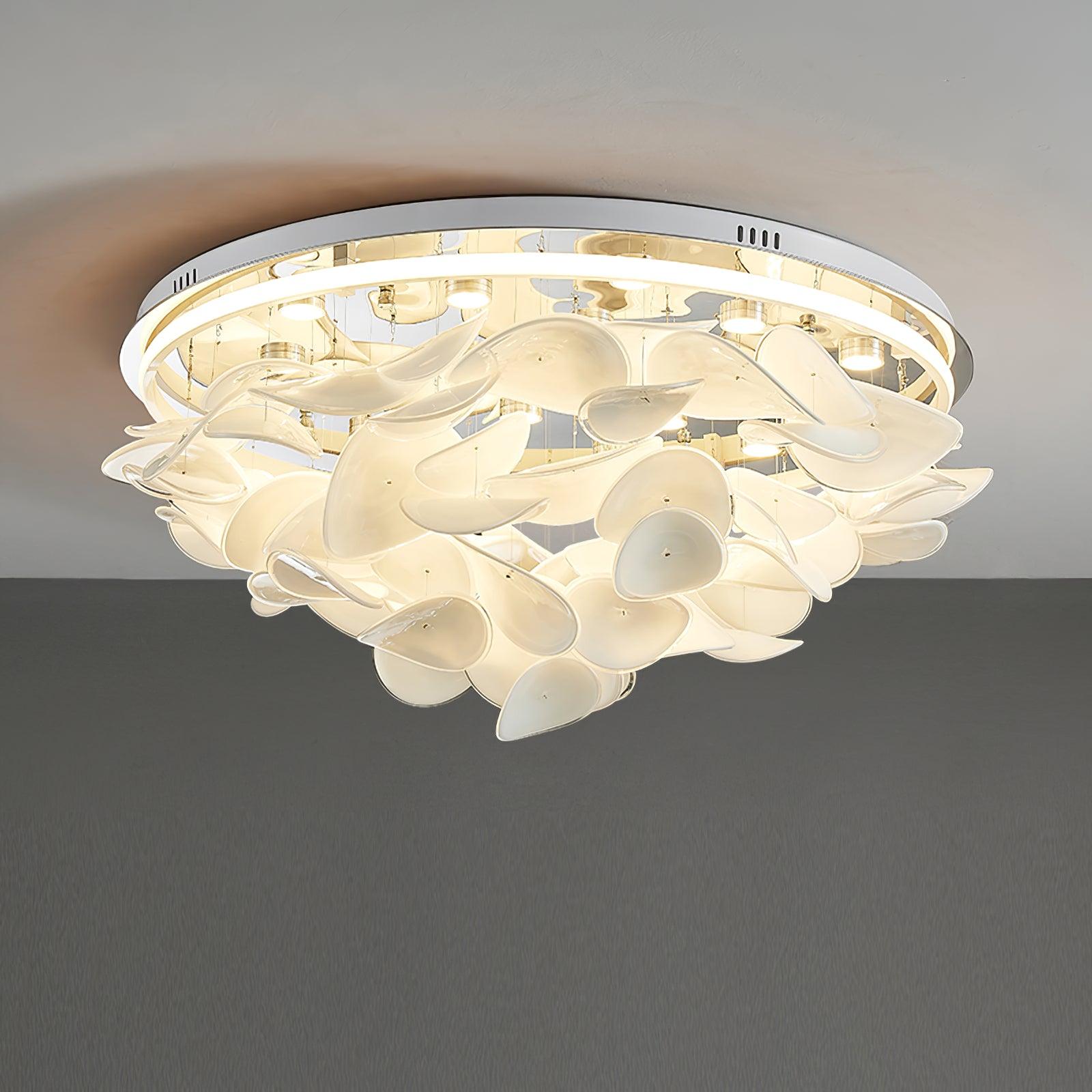 Lustra French Floral Petal Ceiling Lamp for Modern Homes - Letslighting