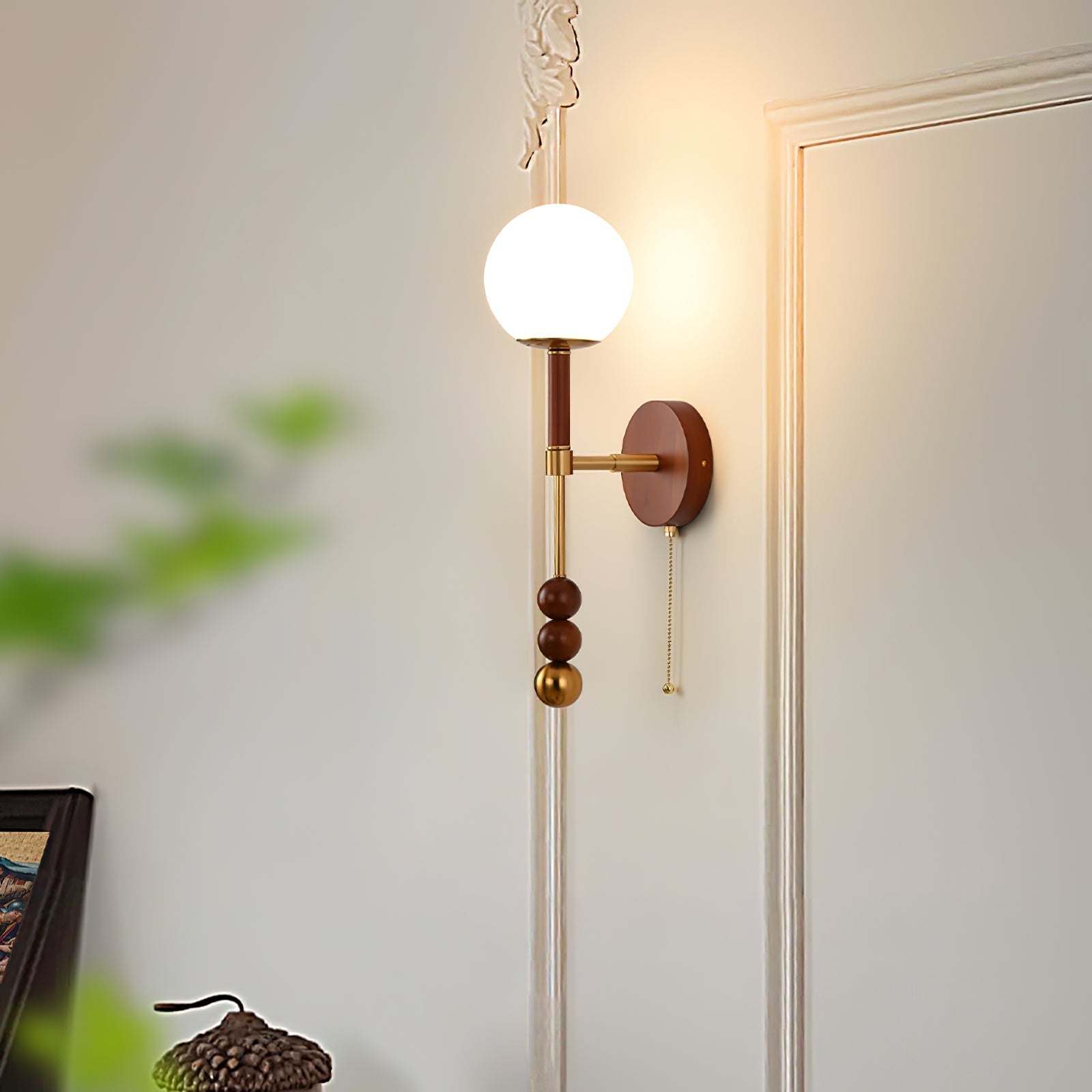 Hilda Roma Elegance Wood Sconce Wall lamp - Letslighting