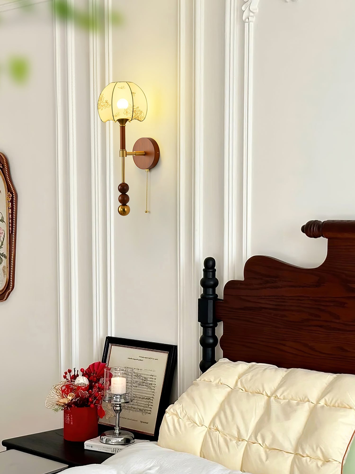 Hilda Roma Elegance Wood Sconce Wall lamp - Letslighting