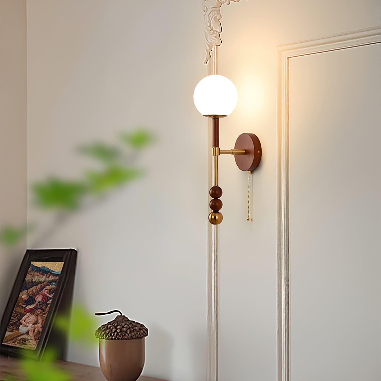 Hilda Roma Elegance Wood Sconce Wall lamp - Letslighting