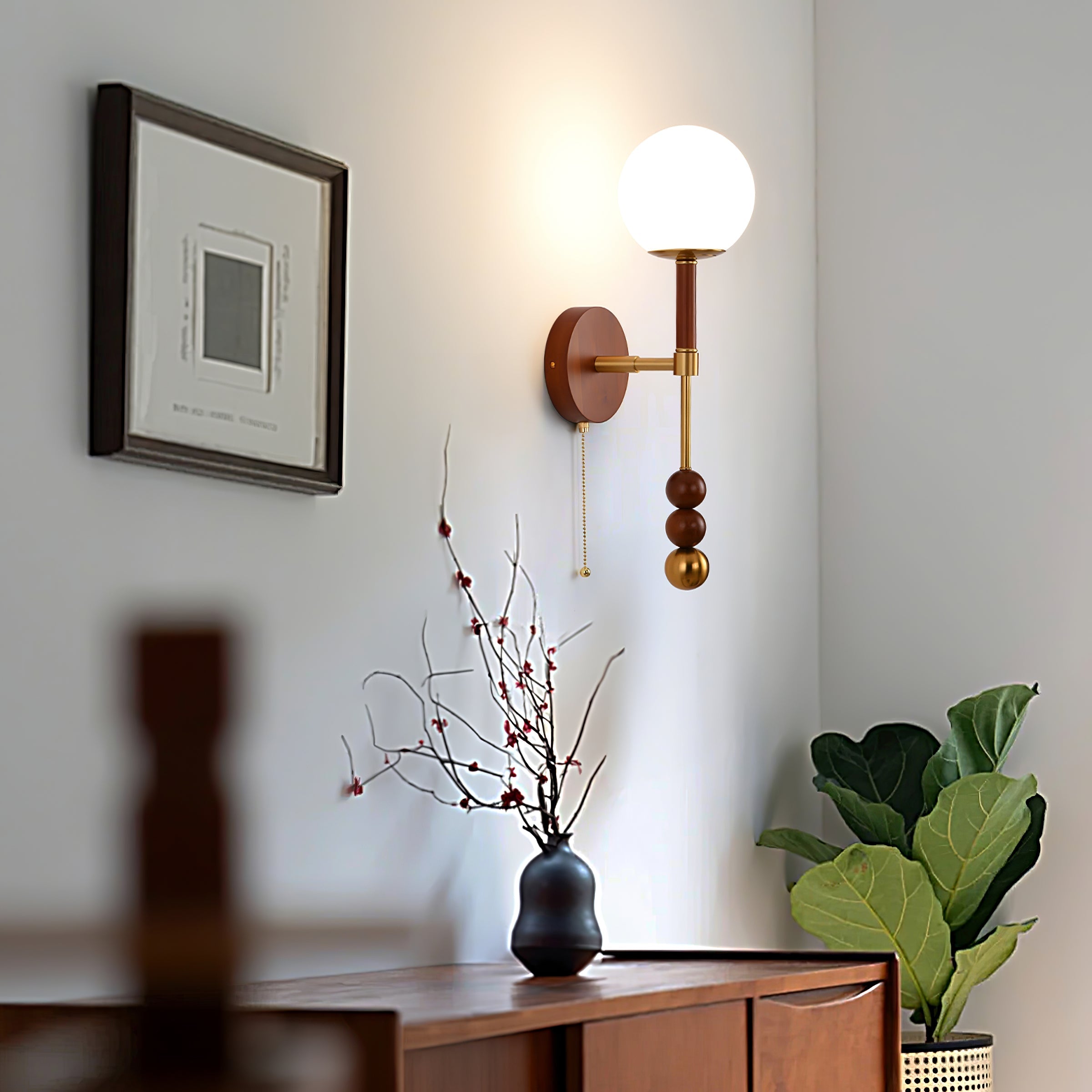 Hilda Roma Elegance Wood Sconce Wall lamp - Letslighting