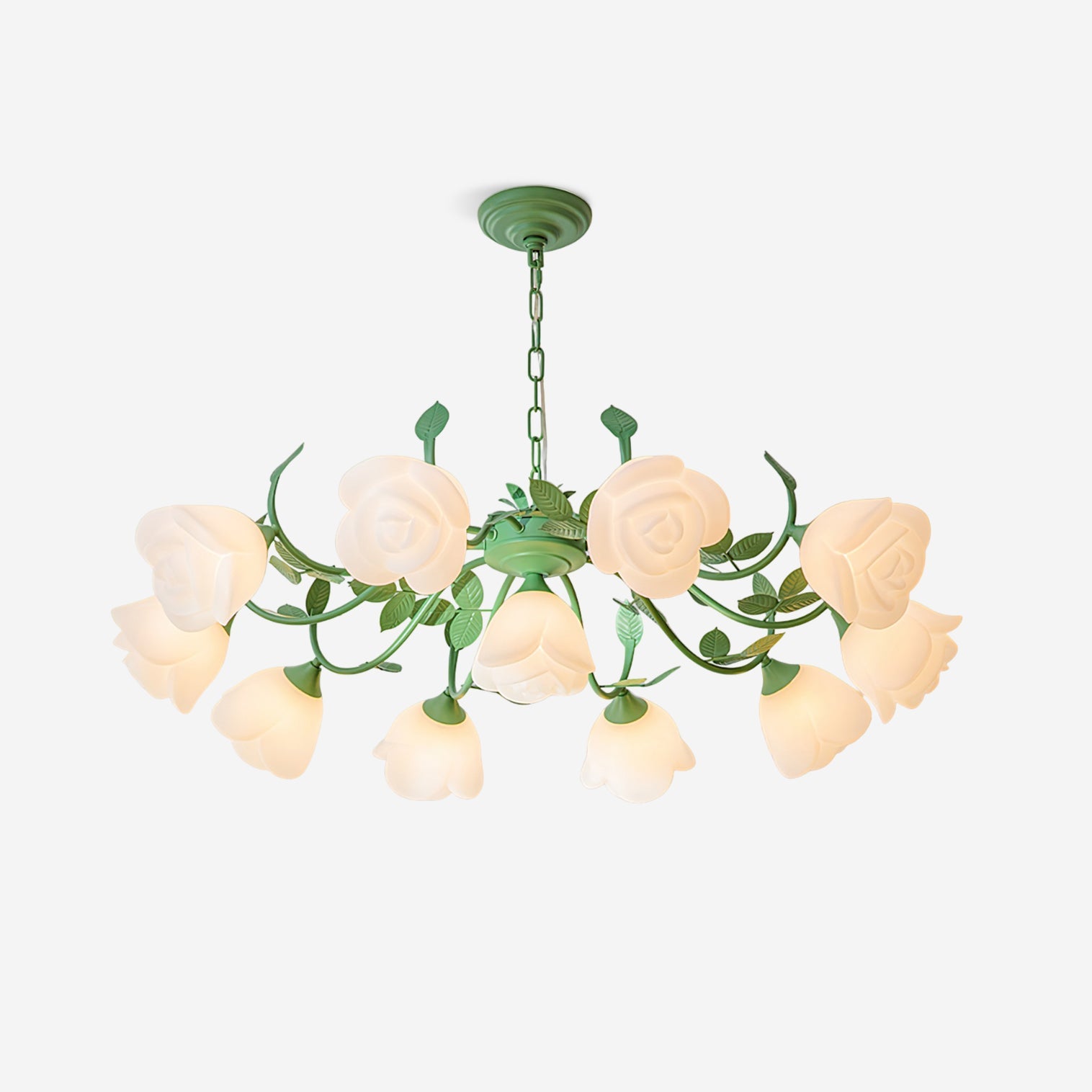 Siena Chandelier Floral Petal Romance - Letslighting