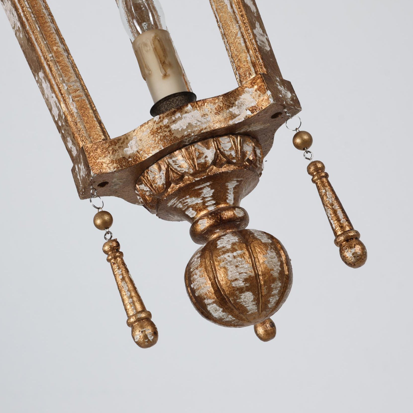 Nylire Individual Creativity Woodcarving Lantern Pendant Lamp - Letslighting