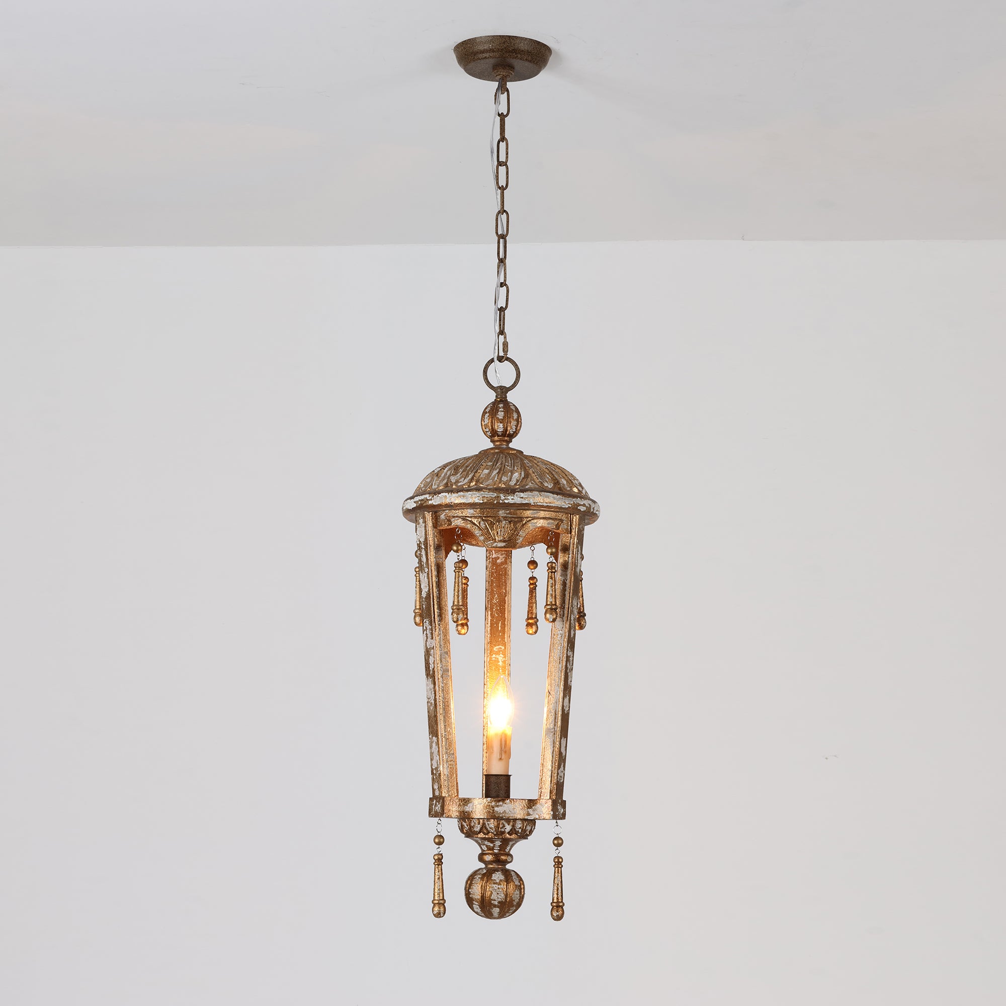 Nylire Individual Creativity Woodcarving Lantern Pendant Lamp - Letslighting