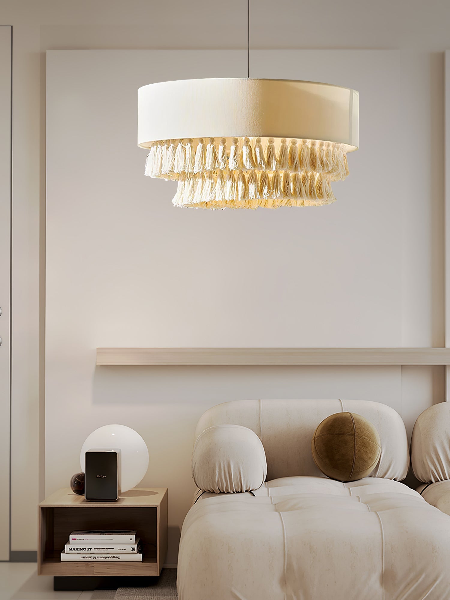Cicaros Postmodern Luxury Fabric Pendant Lamp - Letslighting