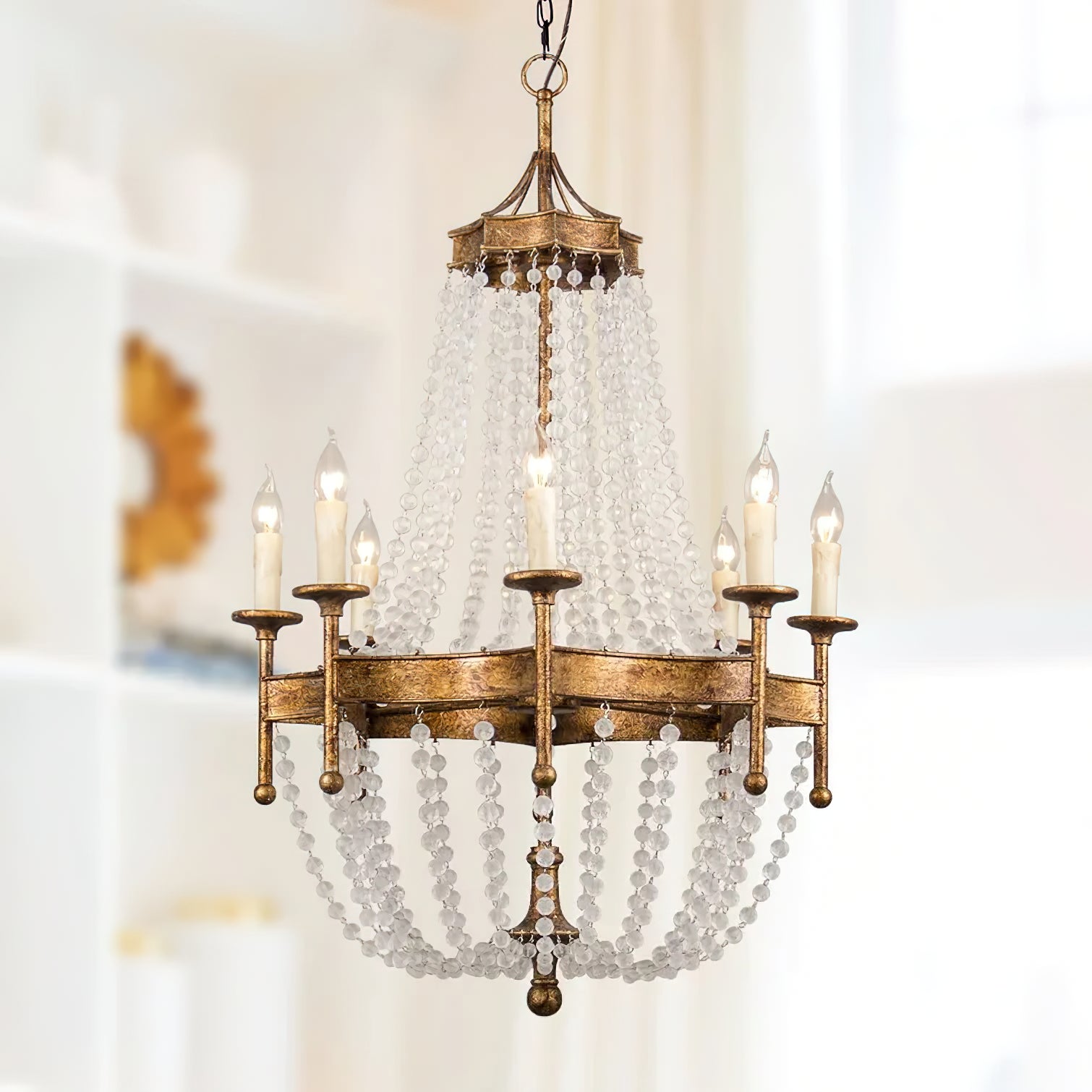 Zavela Postmodern Luxury Bead Crystal Chandelier - Letslighting