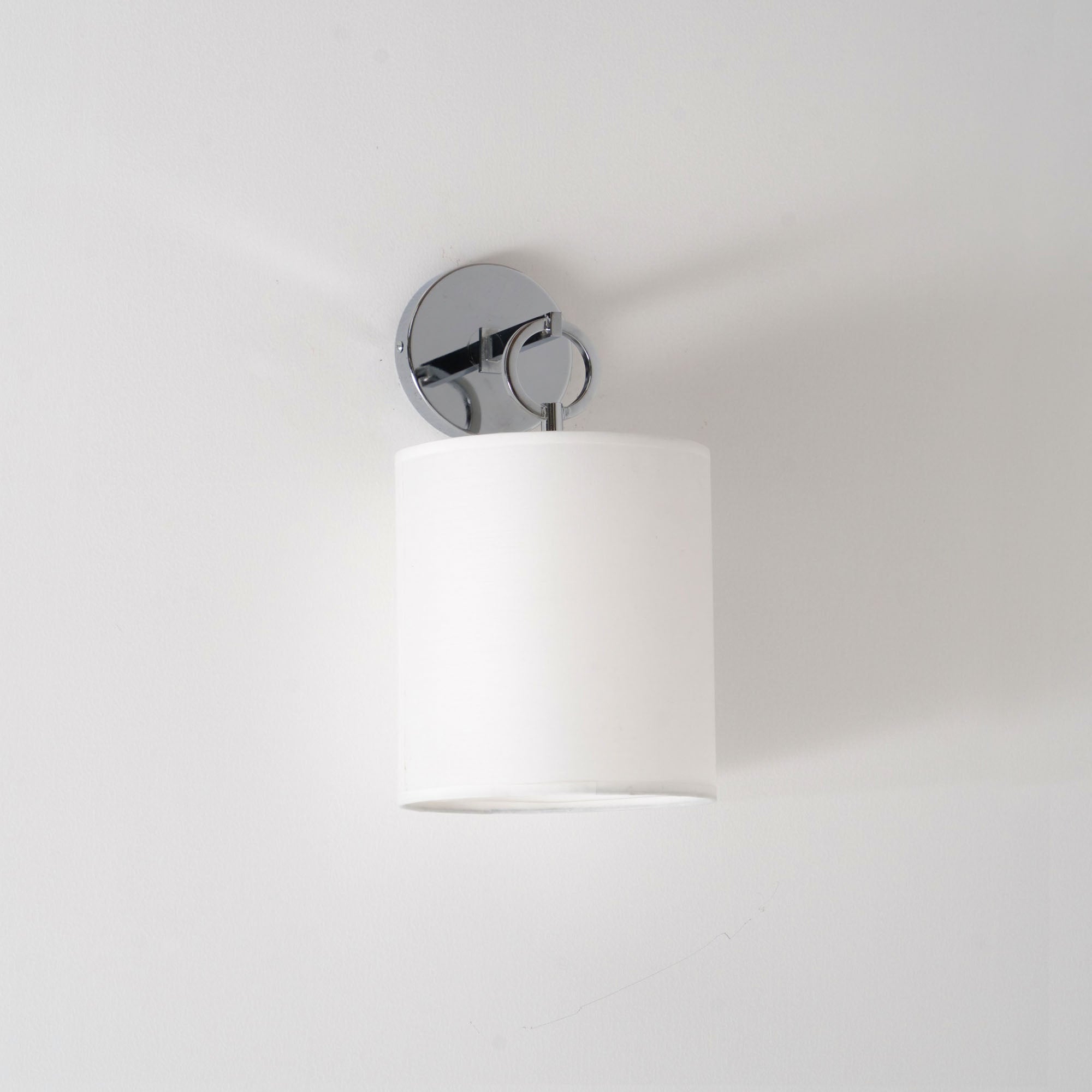 Cotheor Modern Minimalist Circle Brass Fabric Sconce Wall Lamp - Letslighting