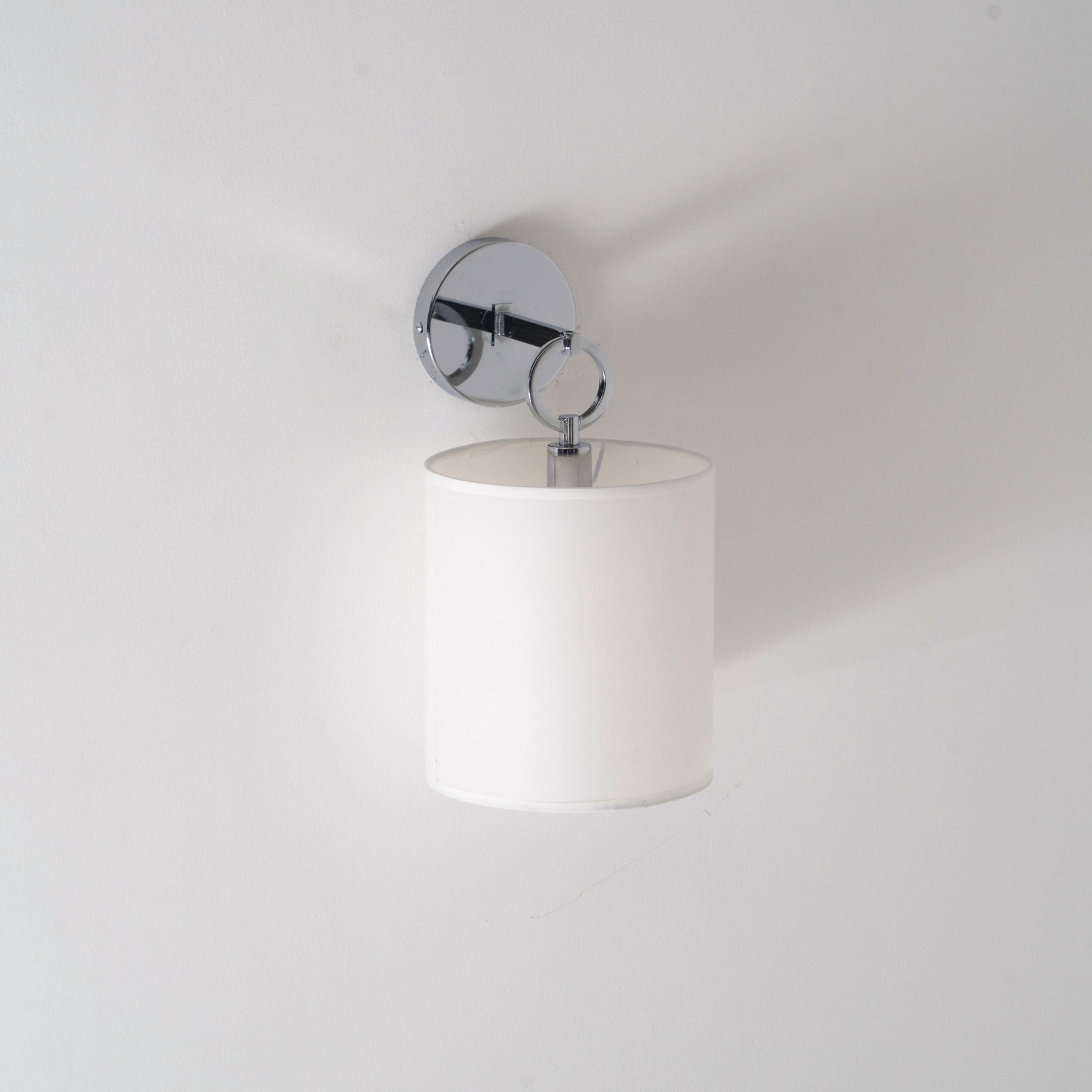 Cotheor Modern Minimalist Circle Brass Fabric Sconce Wall Lamp - Letslighting