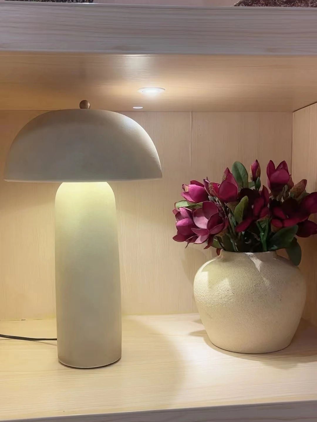 Averose Ceramic Minimalist Table Lamp - Letslighting