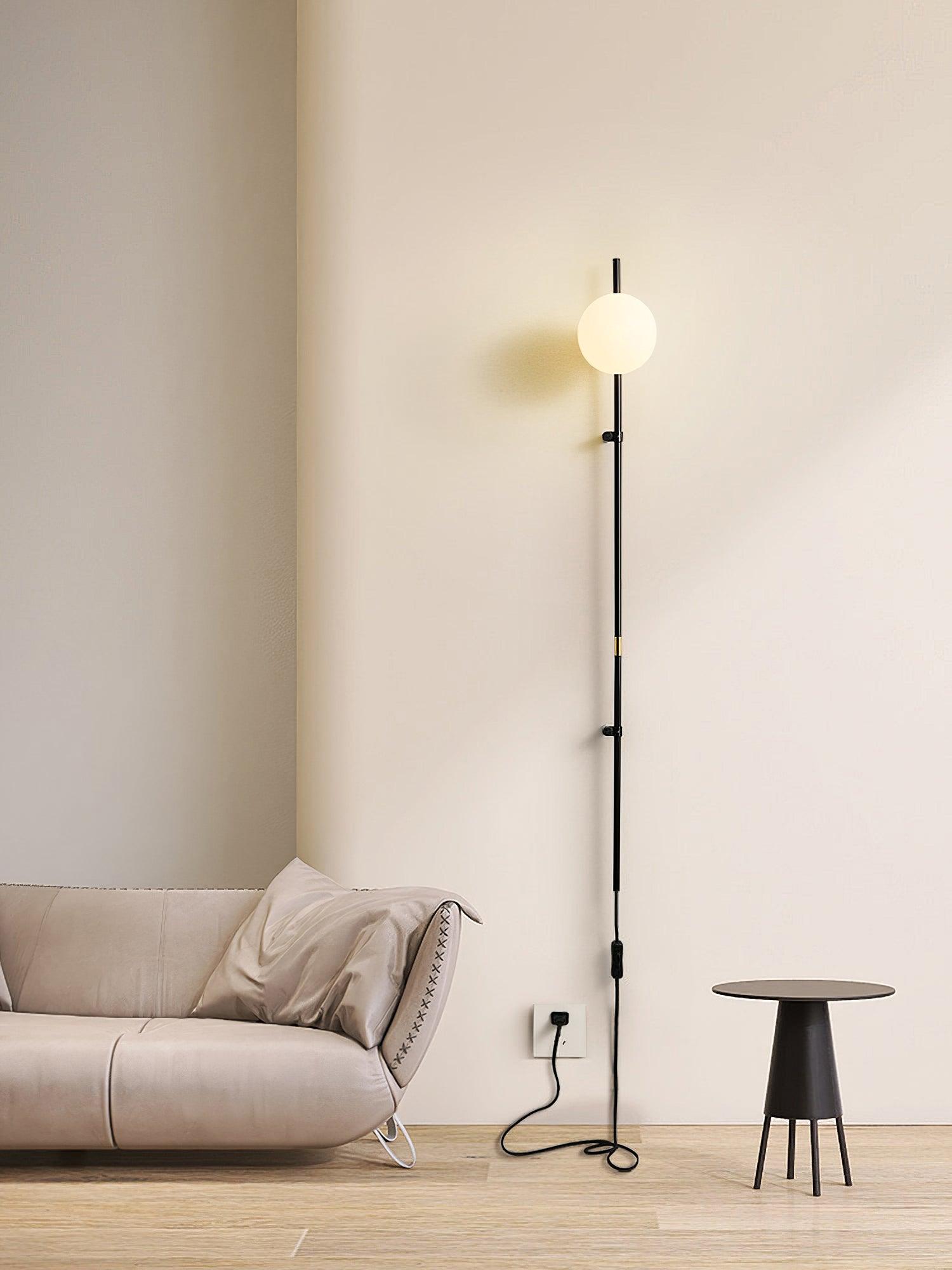 Curaeion Modern Minimalist Plug In Glass Wall Lamp - Letslighting