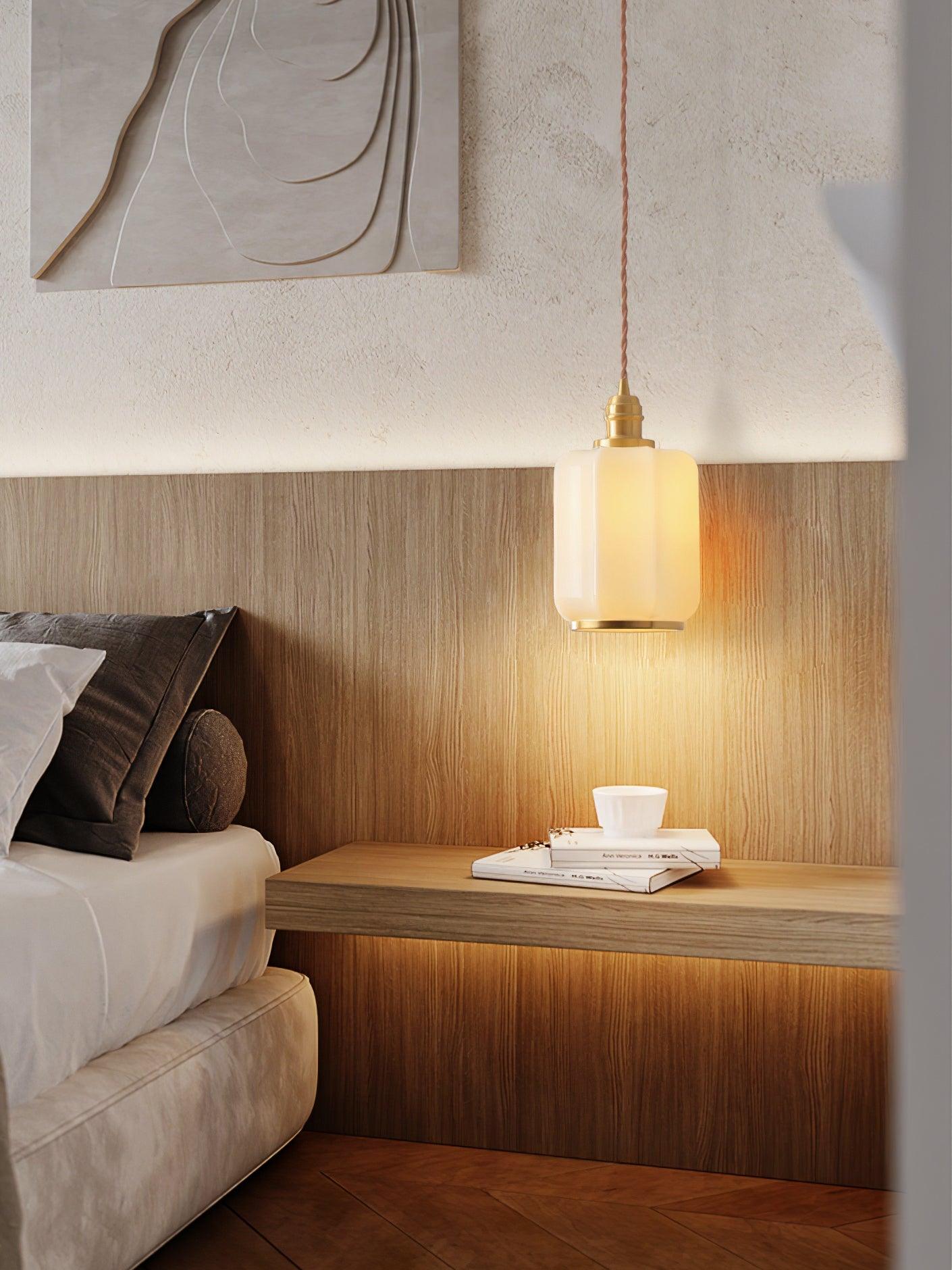 Lume Brass Vintage Pendant Light - Letslighting