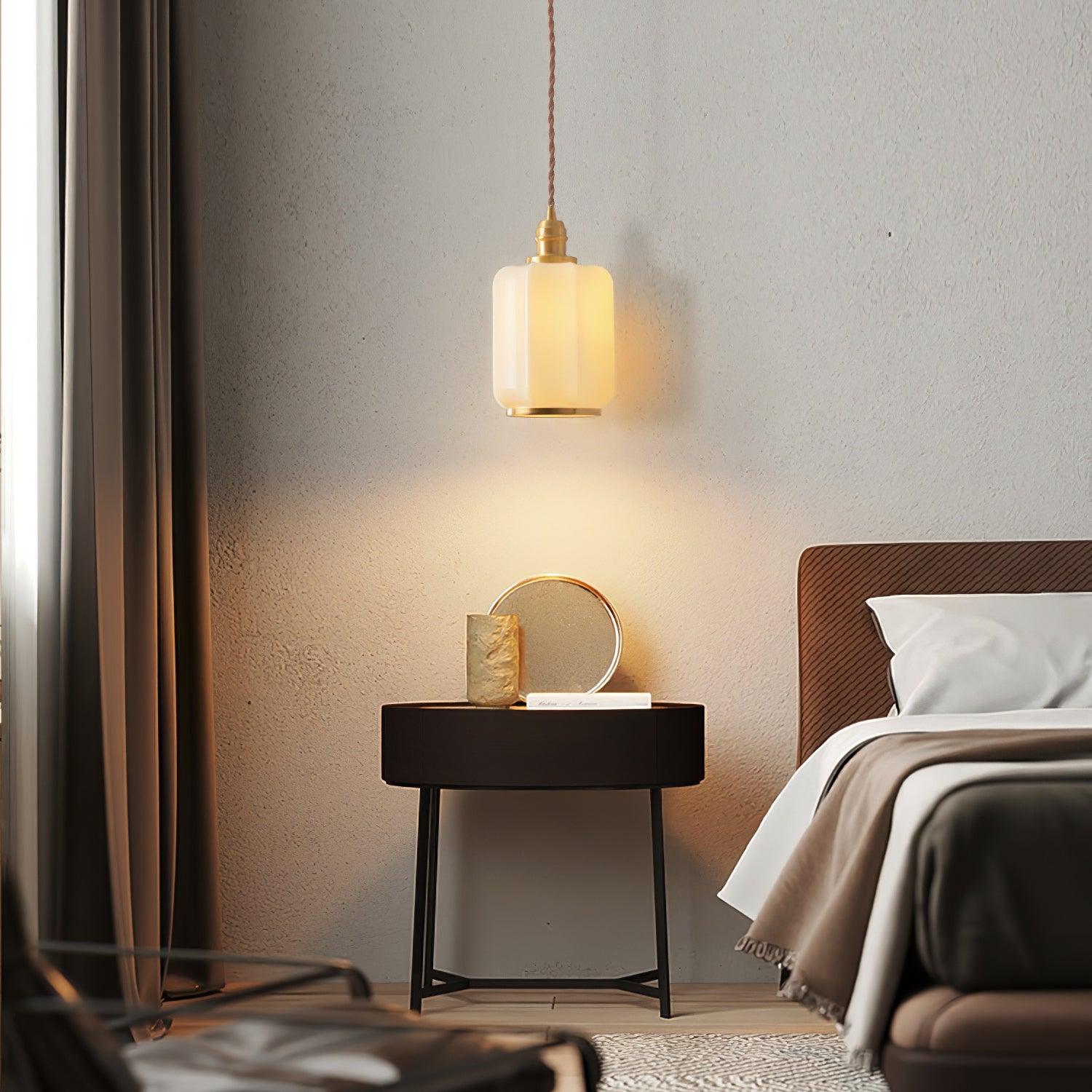 Lume Brass Vintage Pendant Light - Letslighting