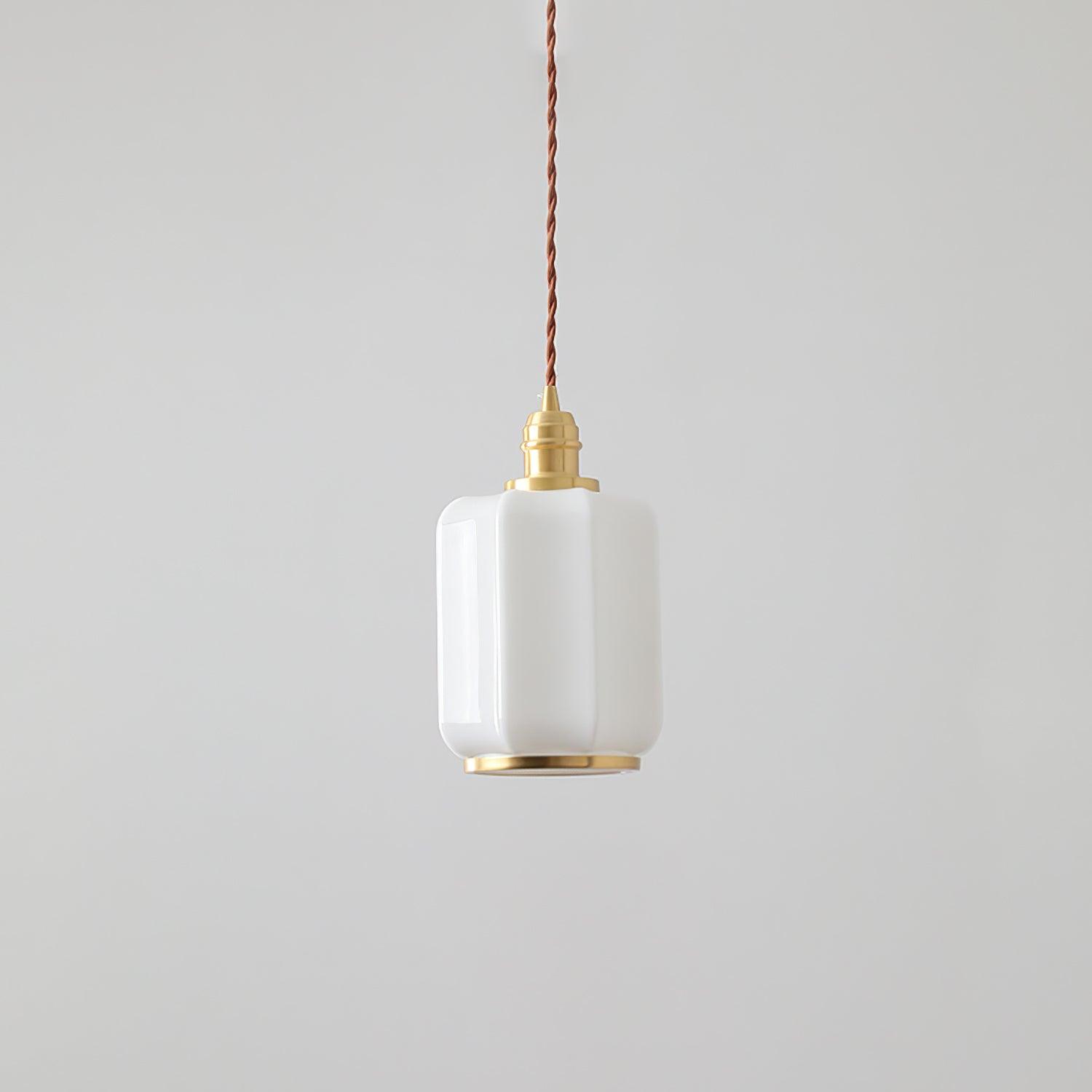 Lume Brass Vintage Pendant Light - Letslighting