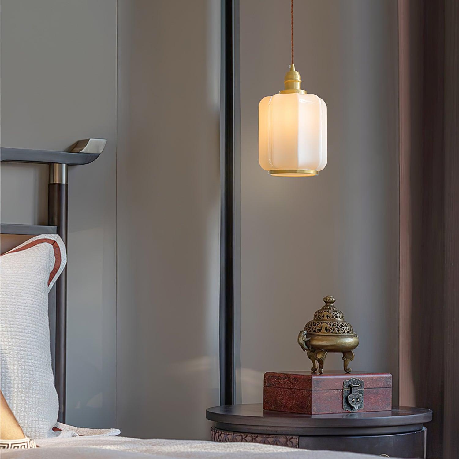 Lume Brass Vintage Pendant Light - Letslighting