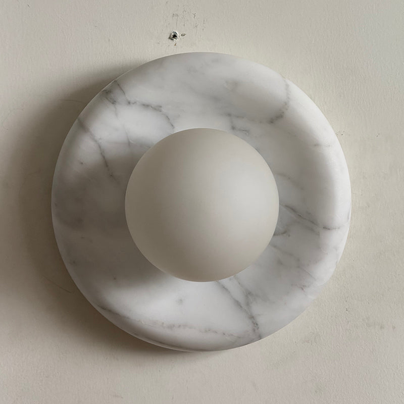 Zoraean Premium Elegance White Marble Sconce Wall Lamp - Letslighting