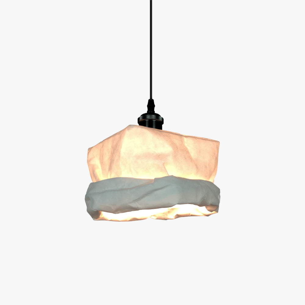 Valentina Vintage Cup Metal Paper LED Pendant Light Living Room Bedroom - Letslighting