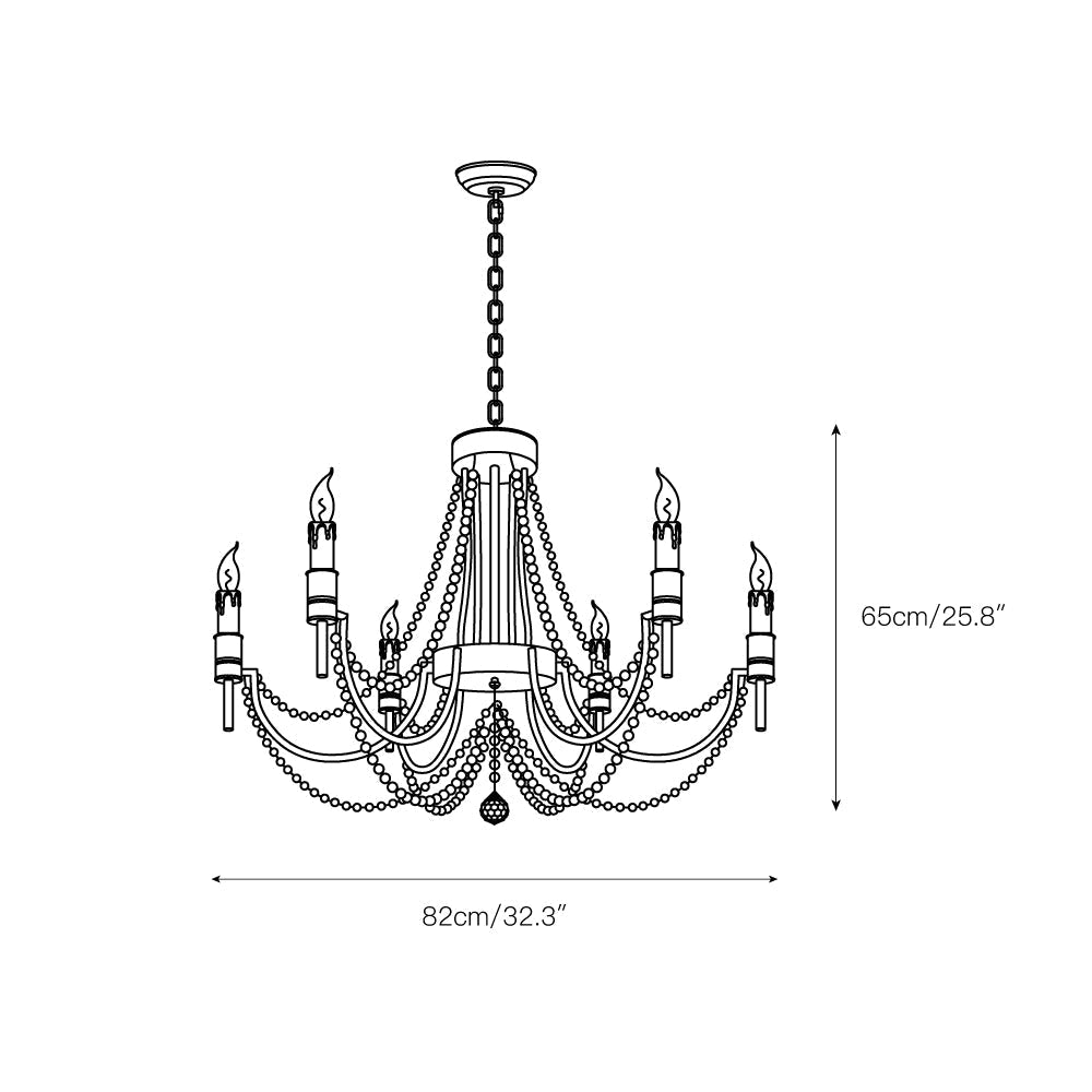 Nyraeyra Vintage Industrial Percy Chandelier - Letslighting
